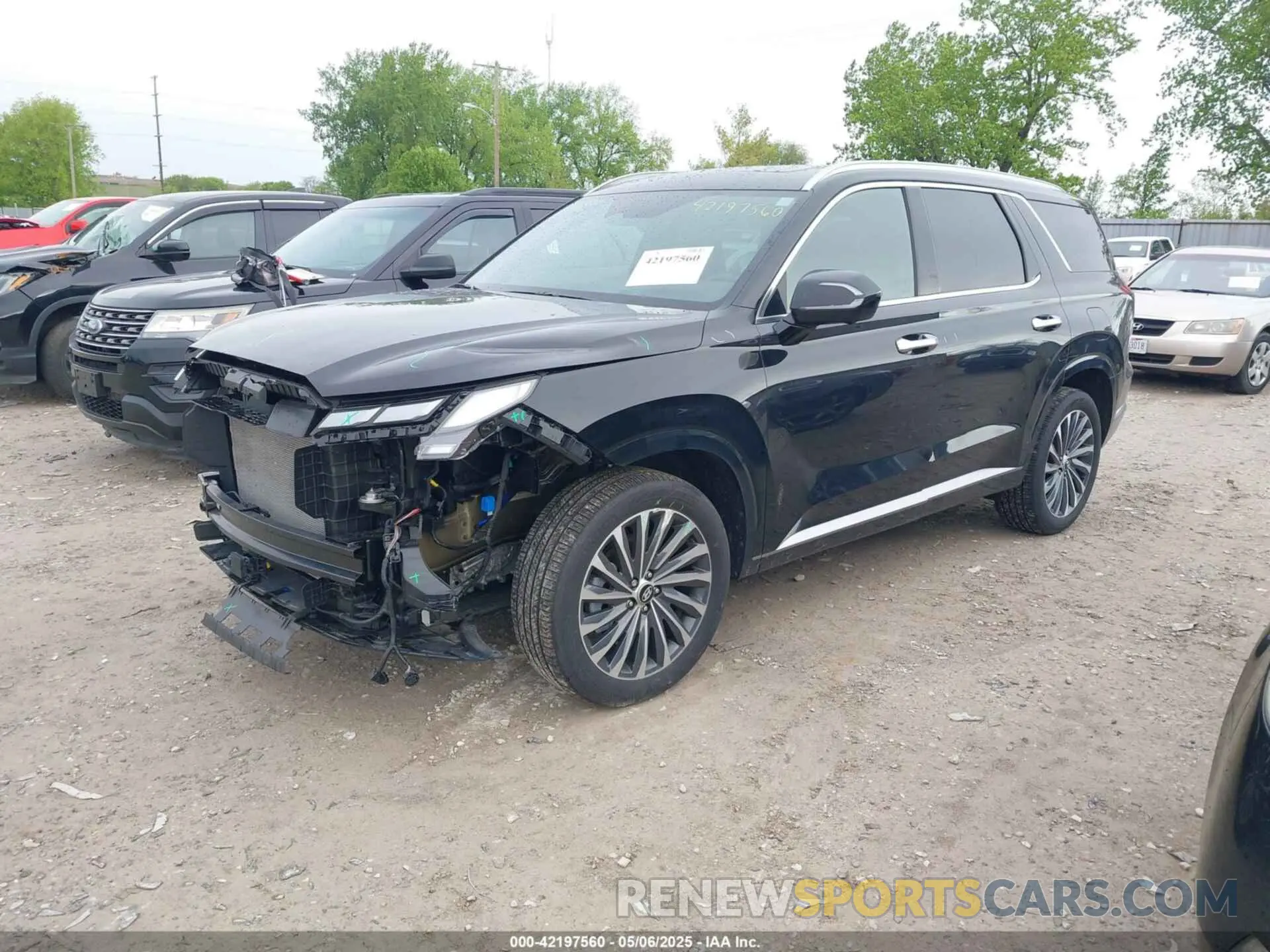 2 Photograph of a damaged car KM8R7DGE8RU745060 HYUNDAI PALISADE 2024
