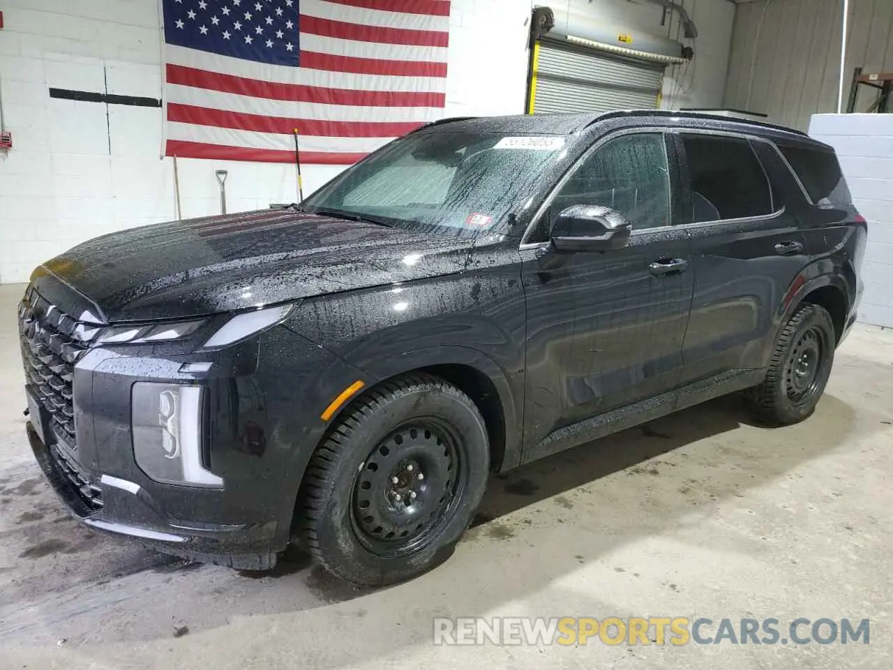 1 Photograph of a damaged car KM8R7DGE8RU762683 HYUNDAI PALISADE 2024