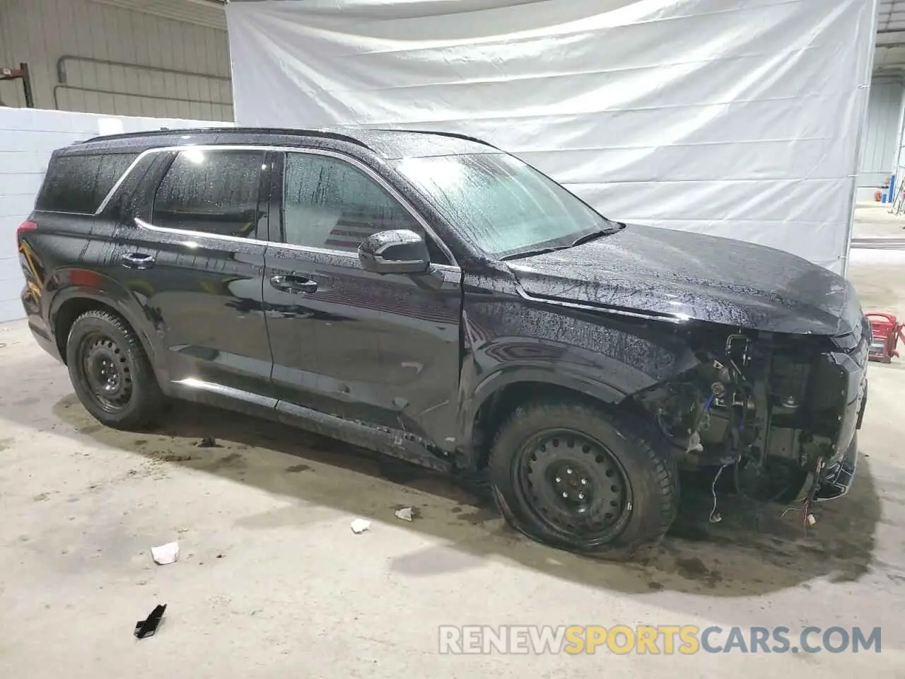 4 Photograph of a damaged car KM8R7DGE8RU762683 HYUNDAI PALISADE 2024