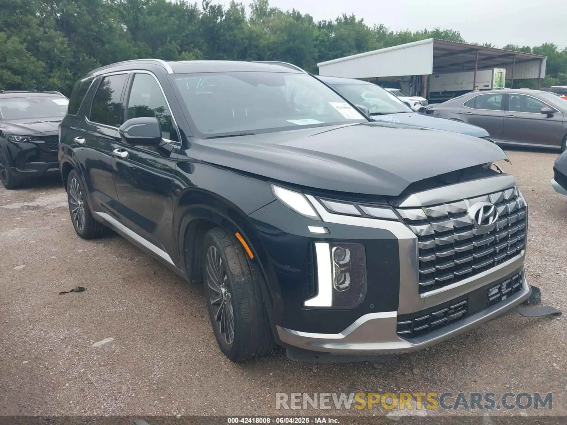 1 Photograph of a damaged car KM8R7DGE9RU682812 HYUNDAI PALISADE 2024