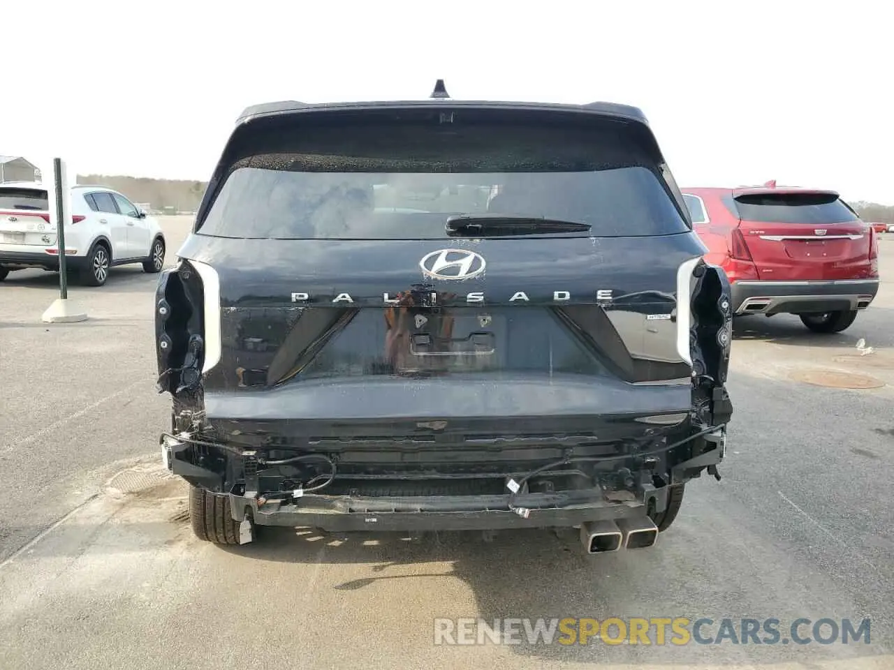 6 Photograph of a damaged car KM8R7DGE9RU701715 HYUNDAI PALISADE 2024