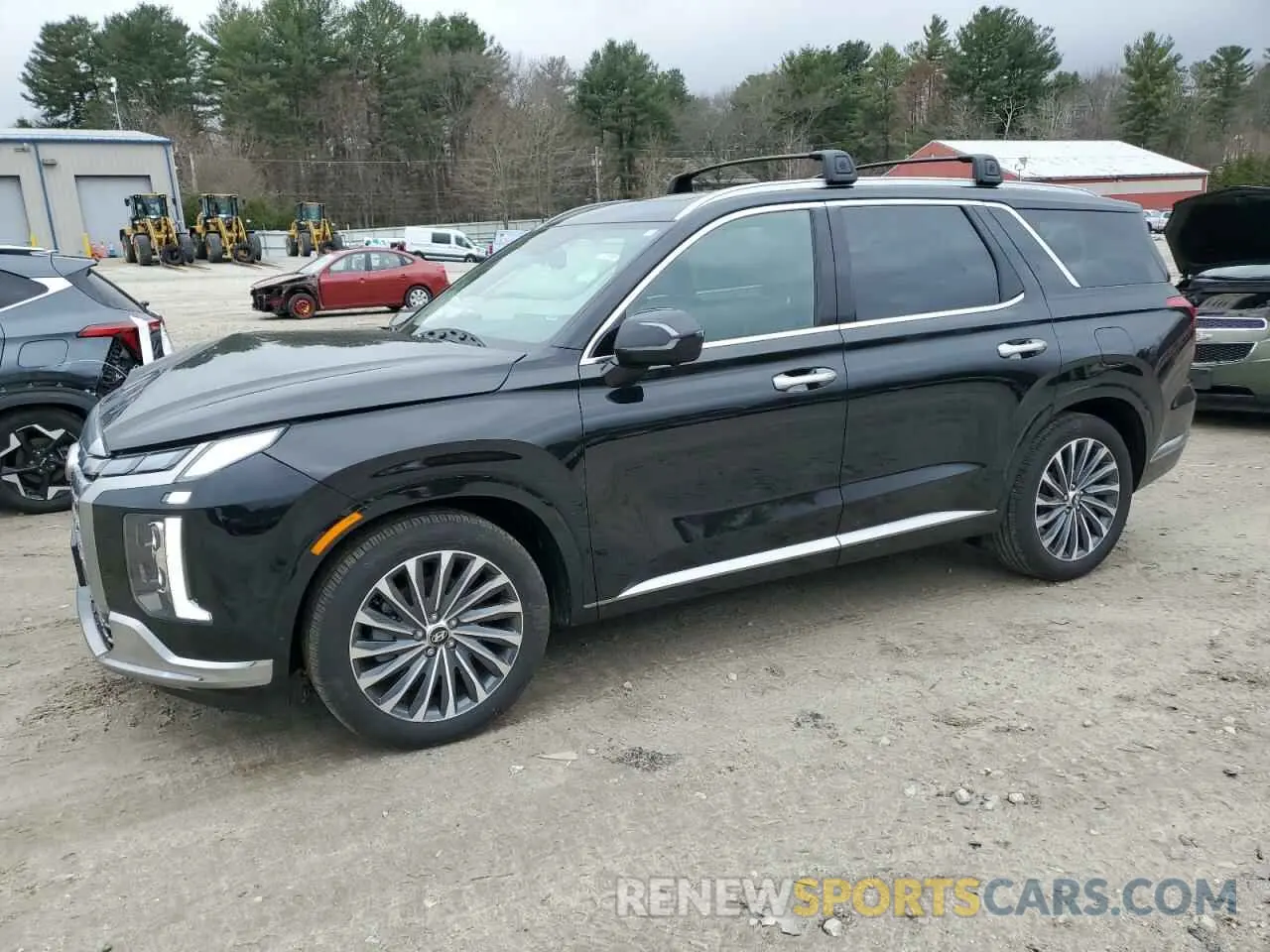 1 Photograph of a damaged car KM8R7DGE9RU709393 HYUNDAI PALISADE 2024
