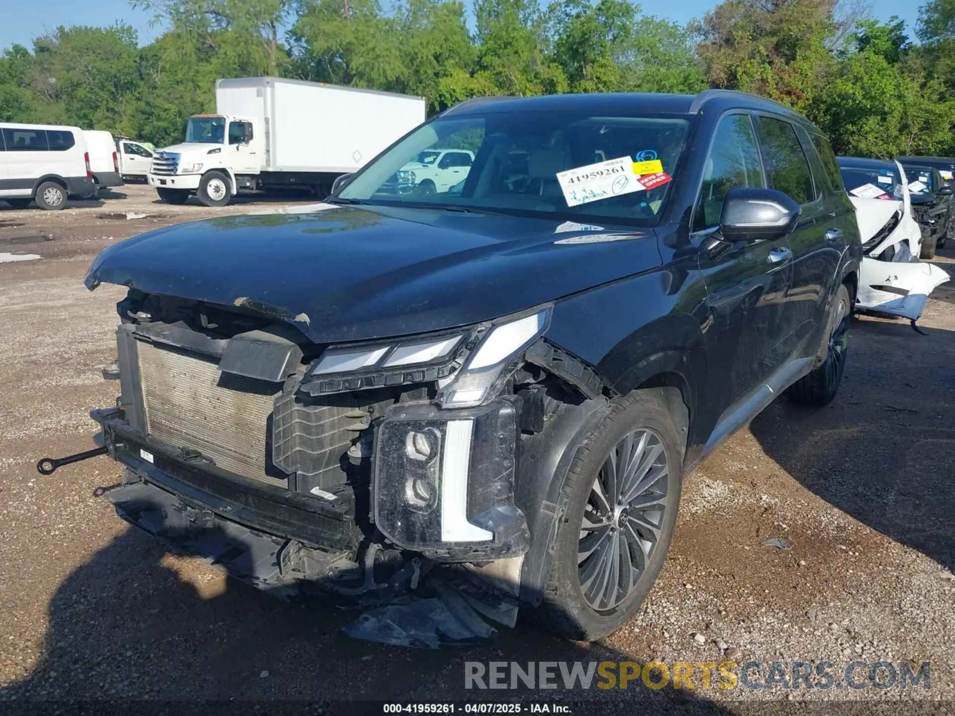 2 Photograph of a damaged car KM8R7DGE9RU713380 HYUNDAI PALISADE 2024
