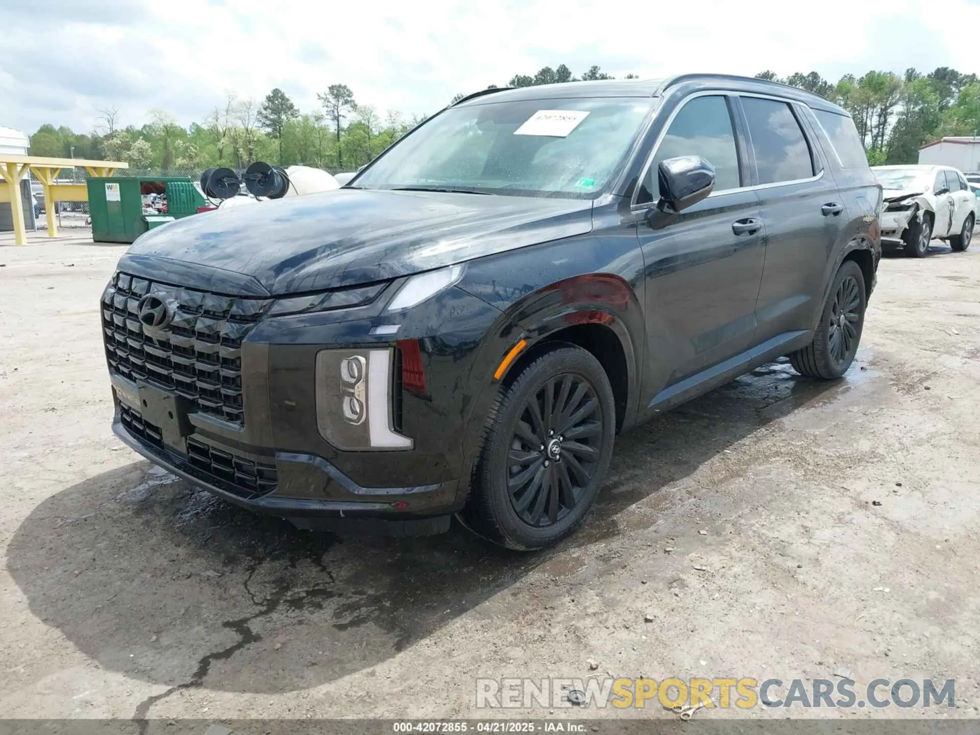 2 Photograph of a damaged car KM8R7DGE9RU739025 HYUNDAI PALISADE 2024