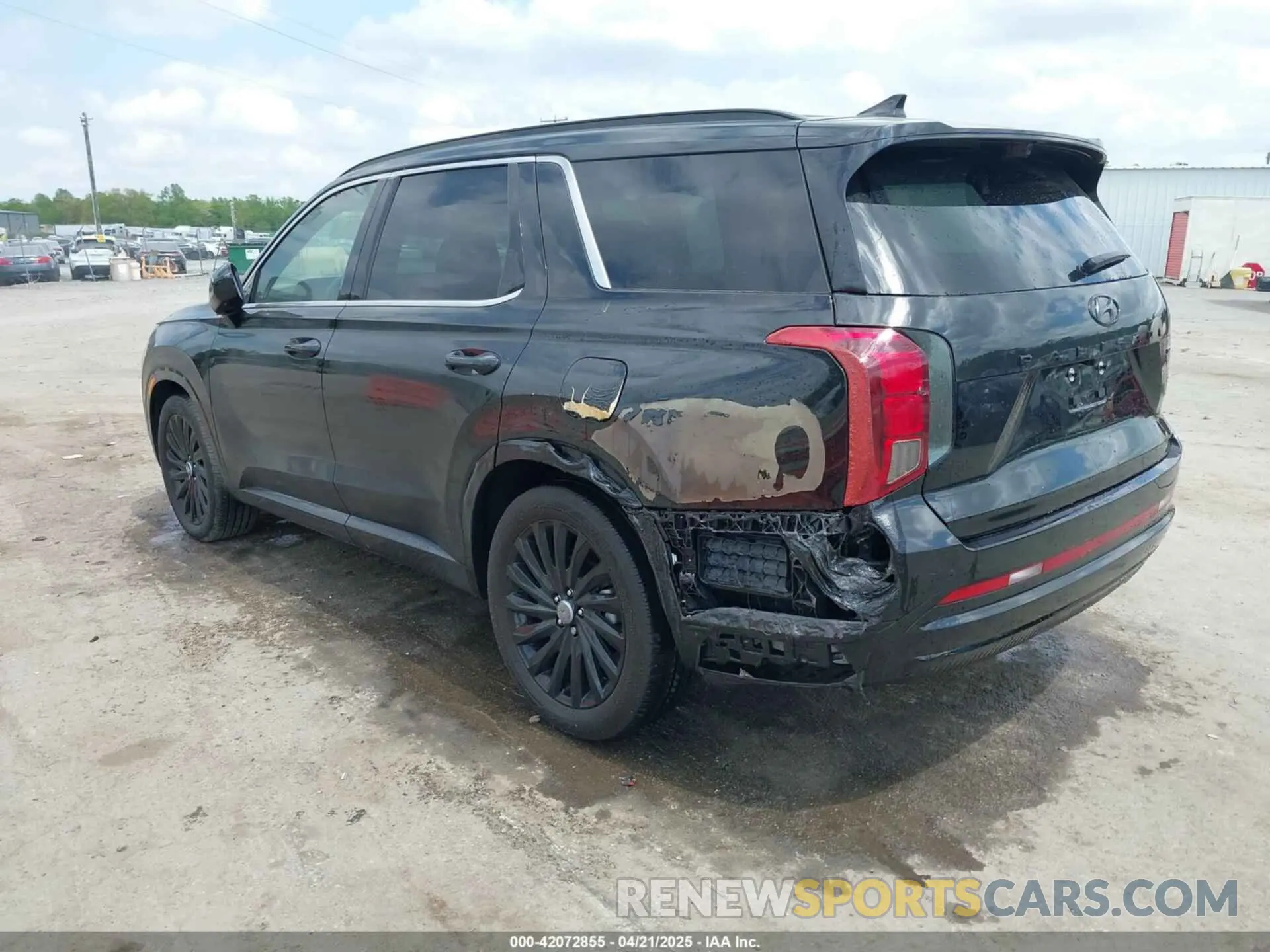 3 Photograph of a damaged car KM8R7DGE9RU739025 HYUNDAI PALISADE 2024
