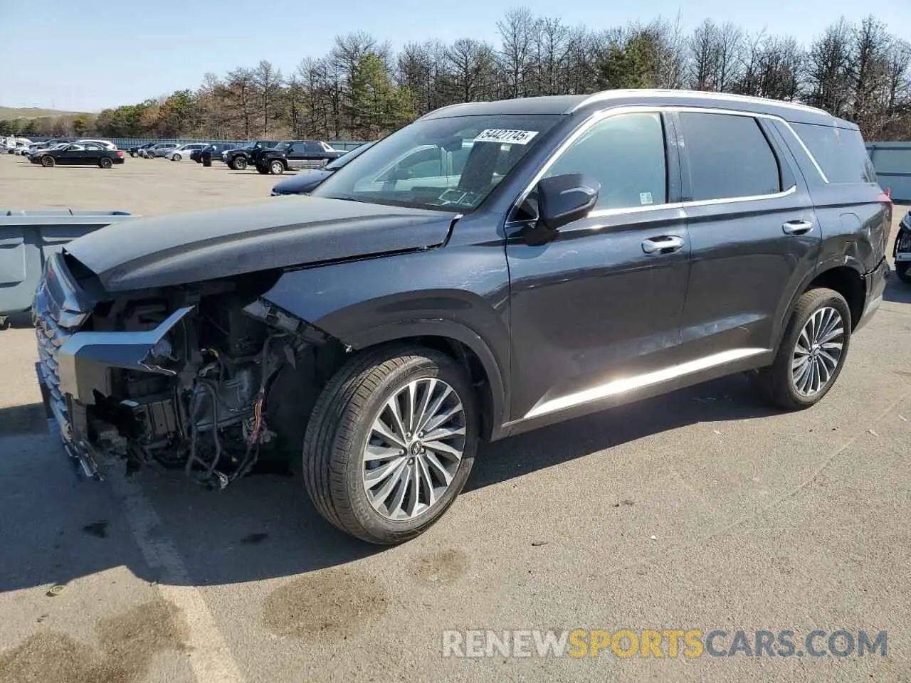 1 Photograph of a damaged car KM8R7DGEXRU708611 HYUNDAI PALISADE 2024