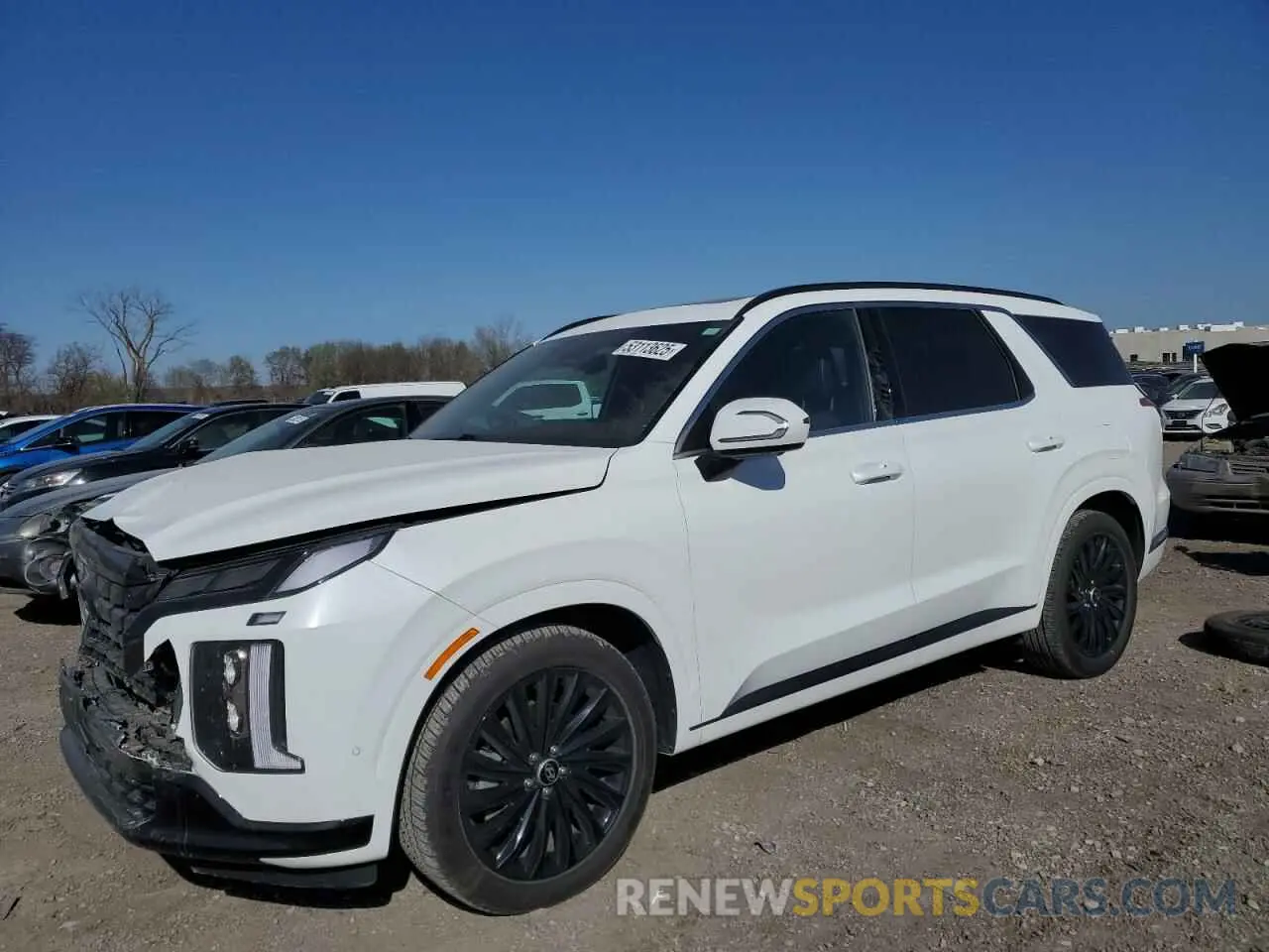 1 Photograph of a damaged car KM8R7DGEXRU712125 HYUNDAI PALISADE 2024