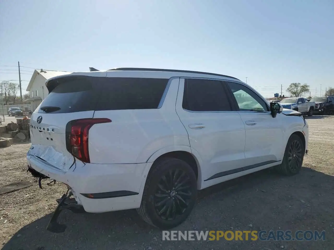 3 Photograph of a damaged car KM8R7DGEXRU712125 HYUNDAI PALISADE 2024