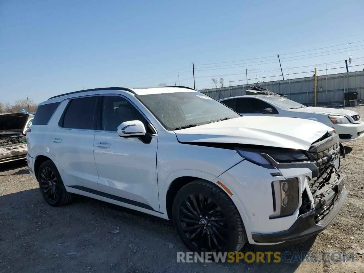 4 Photograph of a damaged car KM8R7DGEXRU712125 HYUNDAI PALISADE 2024