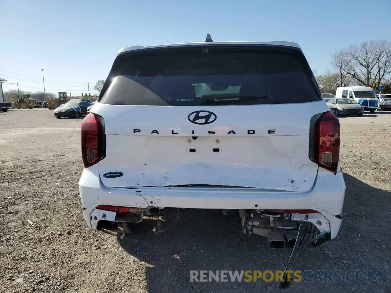 6 Photograph of a damaged car KM8R7DGEXRU712125 HYUNDAI PALISADE 2024