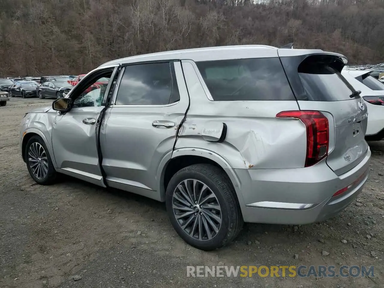 2 Photograph of a damaged car KM8R7DGEXRU754861 HYUNDAI PALISADE 2024