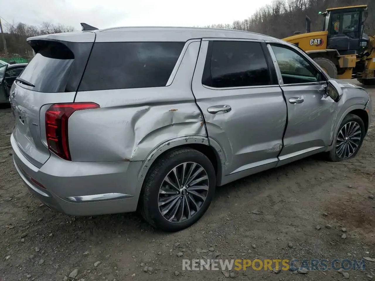3 Photograph of a damaged car KM8R7DGEXRU754861 HYUNDAI PALISADE 2024