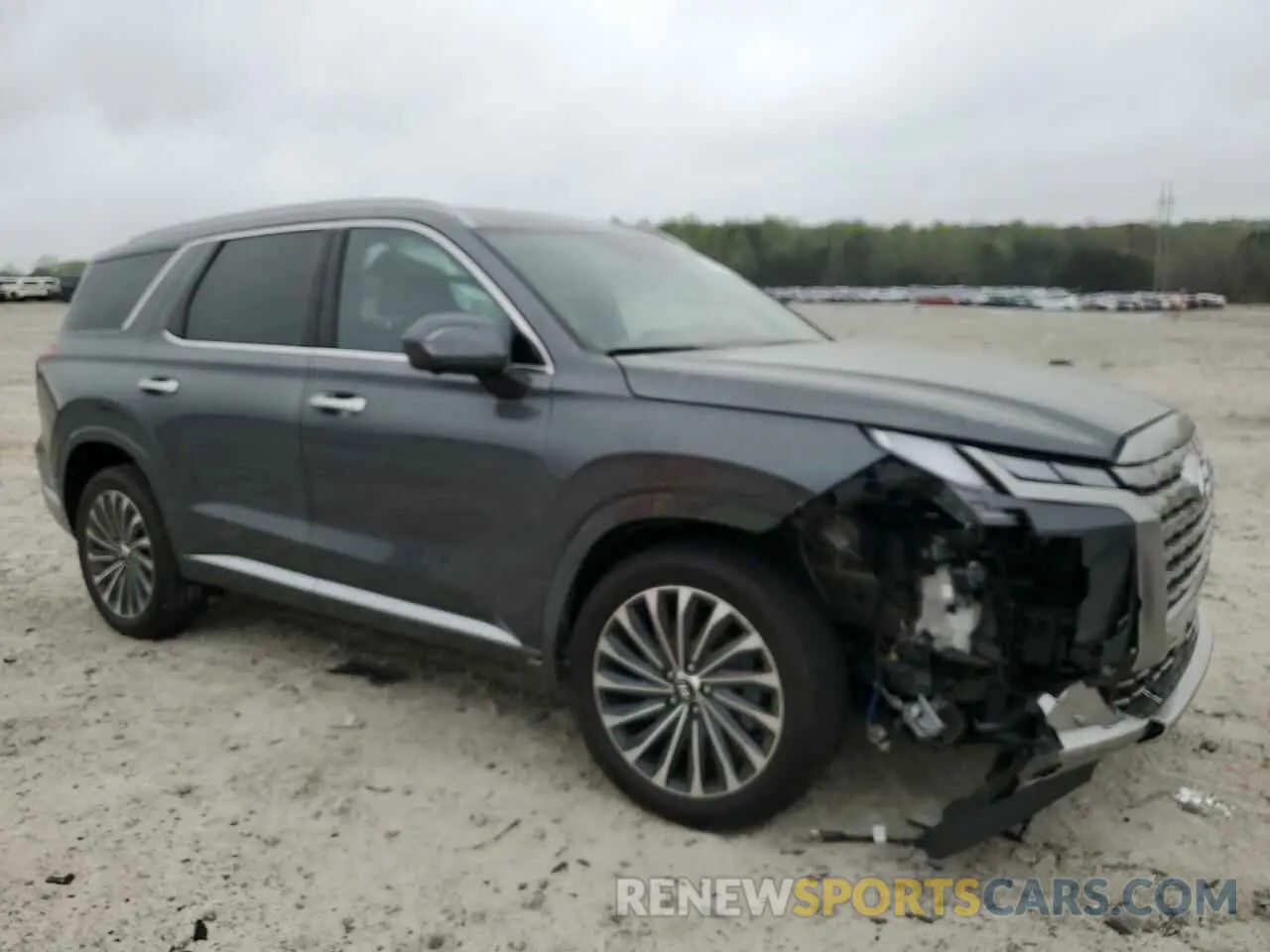 4 Photograph of a damaged car KM8R7DGEXRU805209 HYUNDAI PALISADE 2024