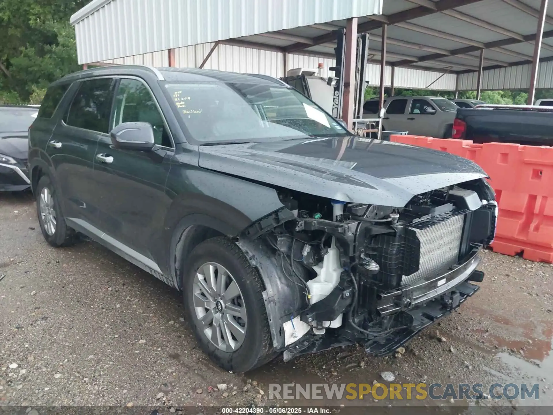 1 Photograph of a damaged car KM8R24GE9SU833264 HYUNDAI PALISADE 2025