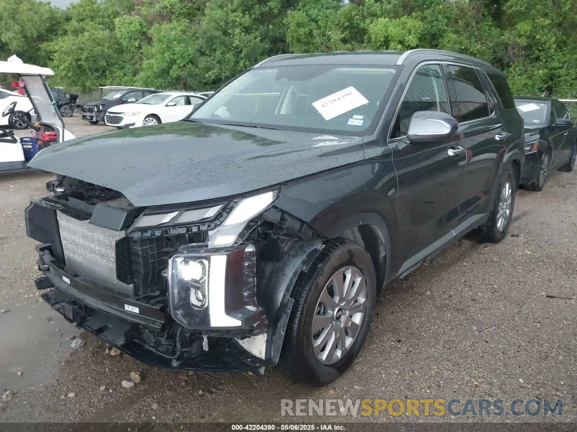2 Photograph of a damaged car KM8R24GE9SU833264 HYUNDAI PALISADE 2025