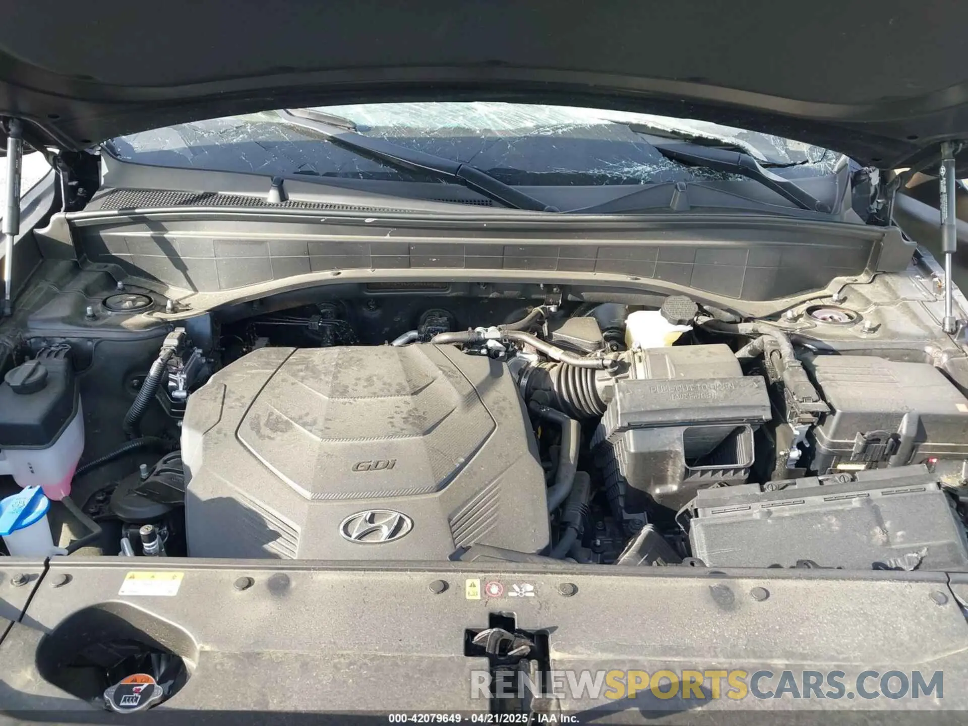 10 Photograph of a damaged car KM8R24GE9SU861372 HYUNDAI PALISADE 2025