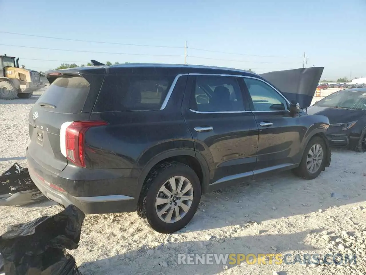 3 Photograph of a damaged car KM8R24GE9SU867978 HYUNDAI PALISADE 2025