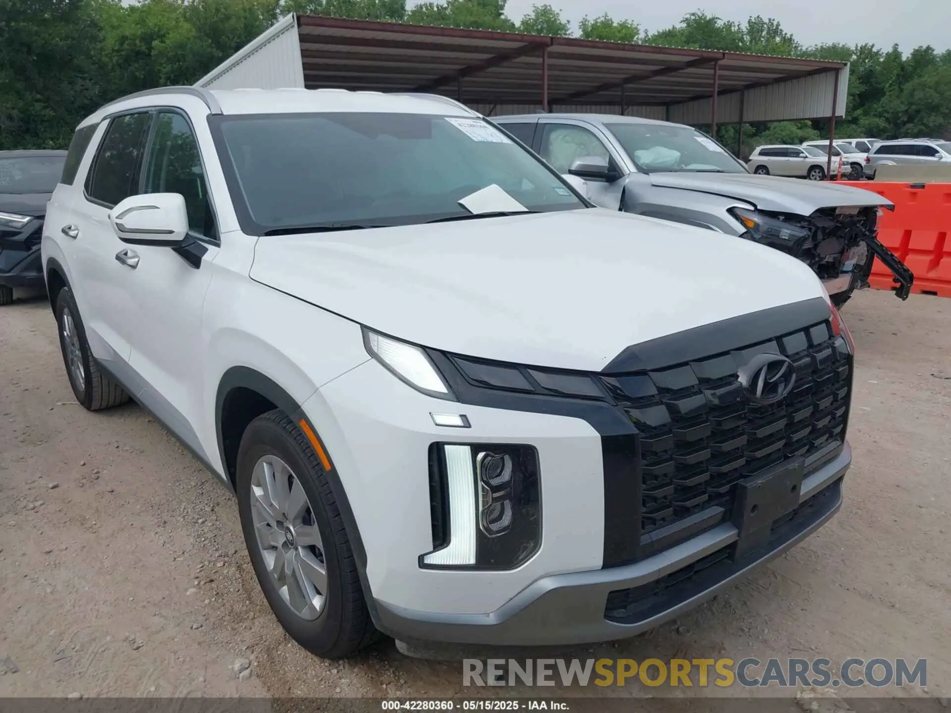 1 Photograph of a damaged car KM8R24GE9SU876048 HYUNDAI PALISADE 2025