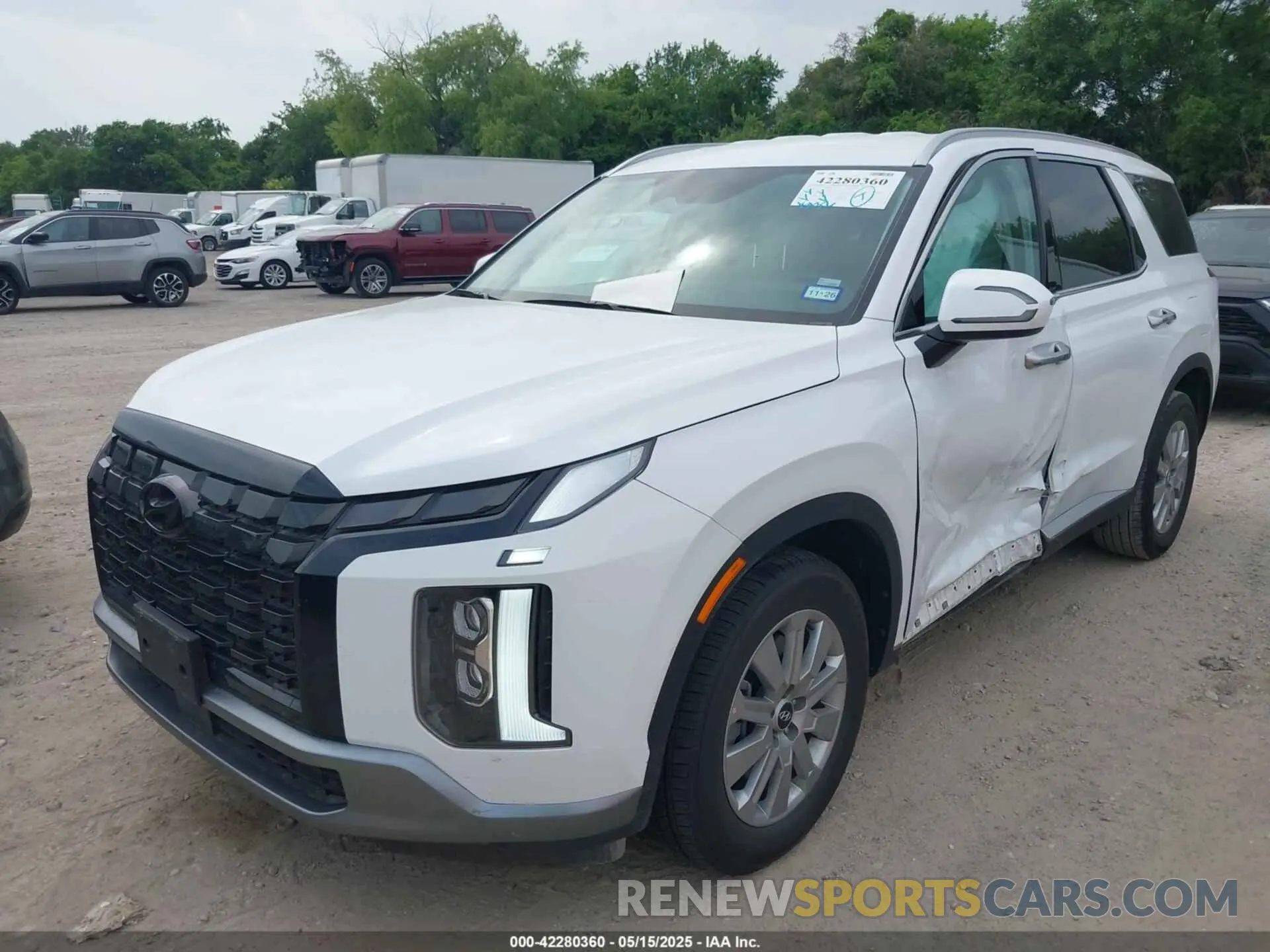 2 Photograph of a damaged car KM8R24GE9SU876048 HYUNDAI PALISADE 2025