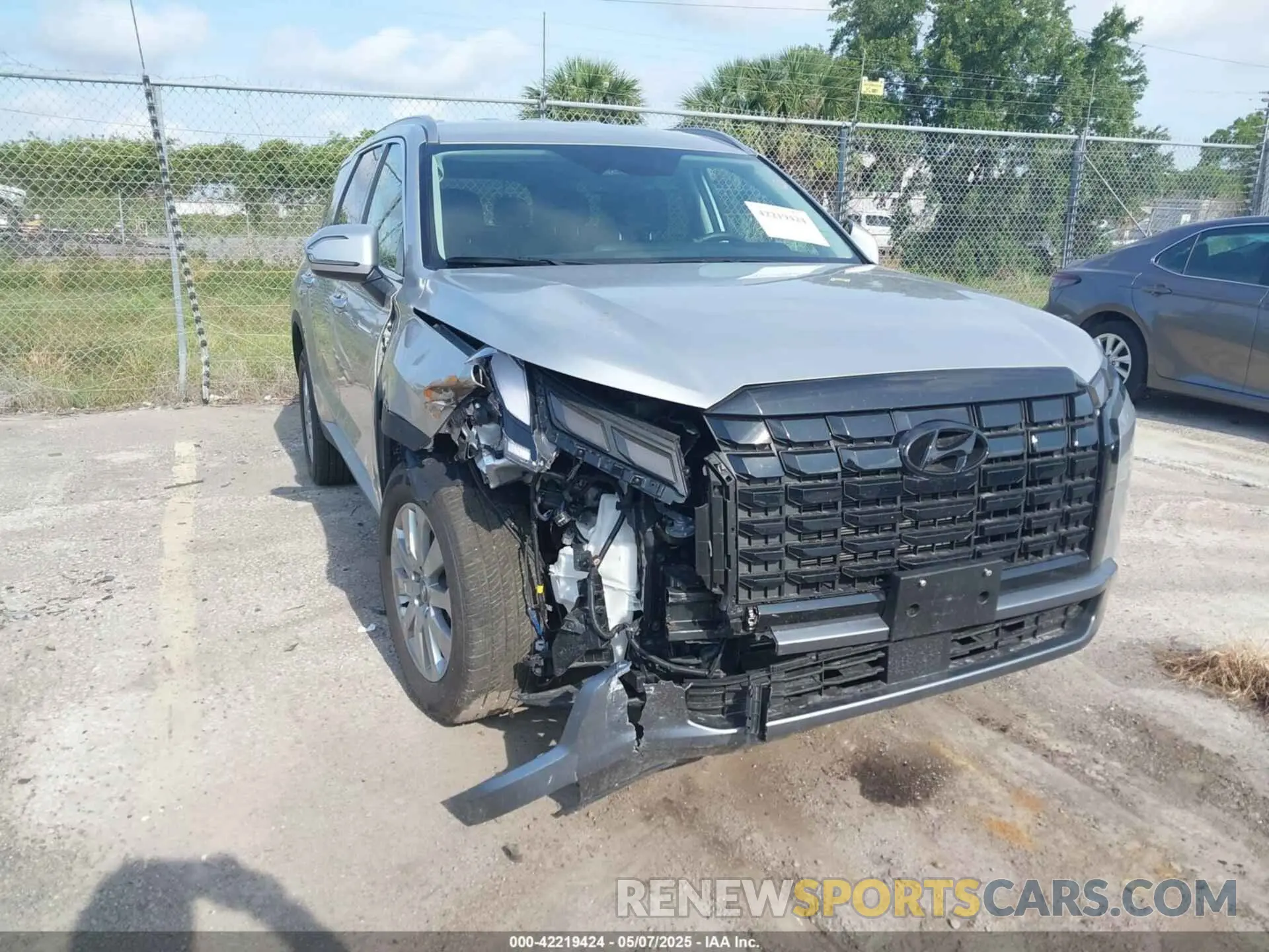 1 Photograph of a damaged car KM8R2DGE2SU842064 HYUNDAI PALISADE 2025