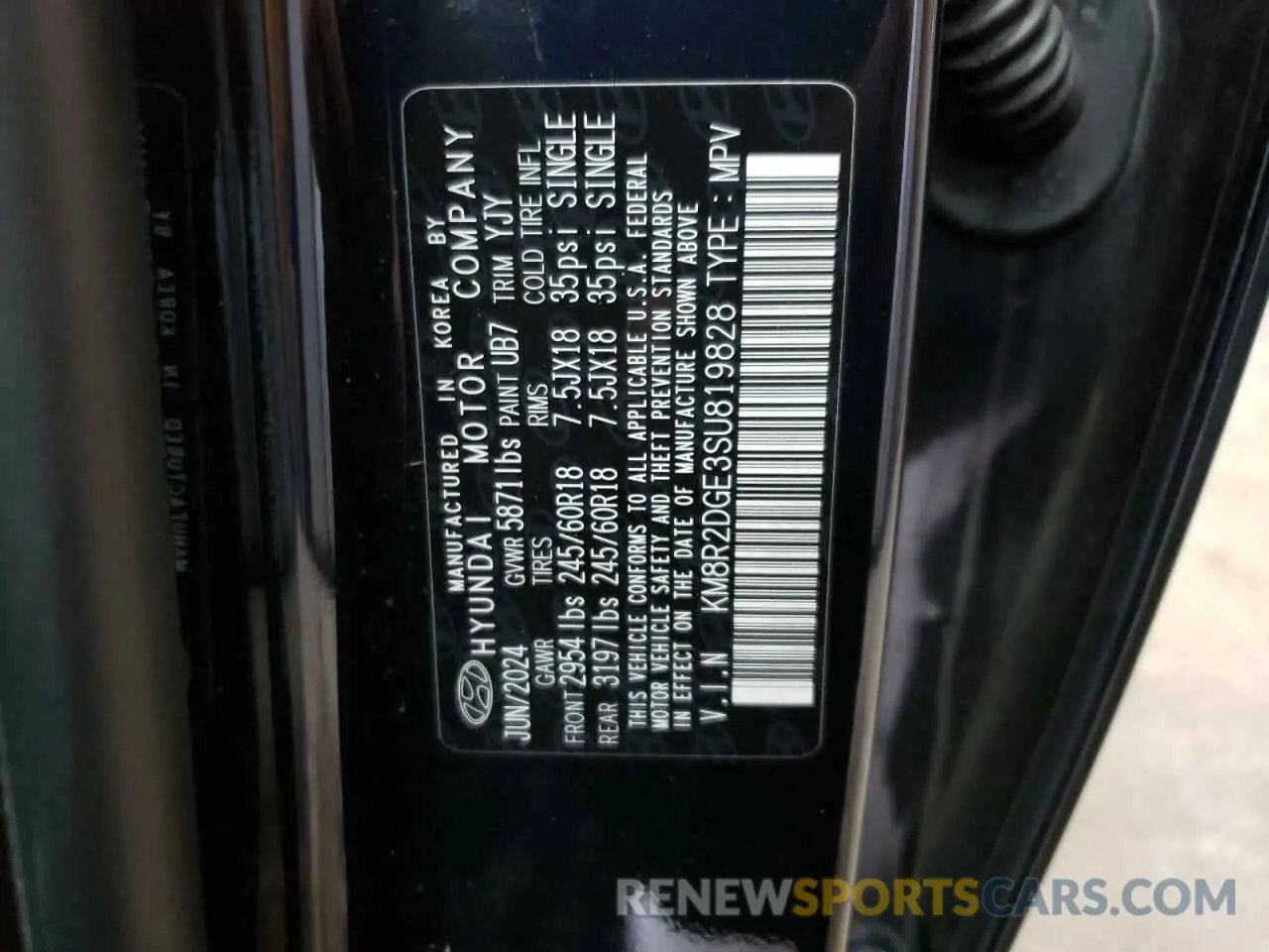 14 Photograph of a damaged car KM8R2DGE3SU819828 HYUNDAI PALISADE 2025