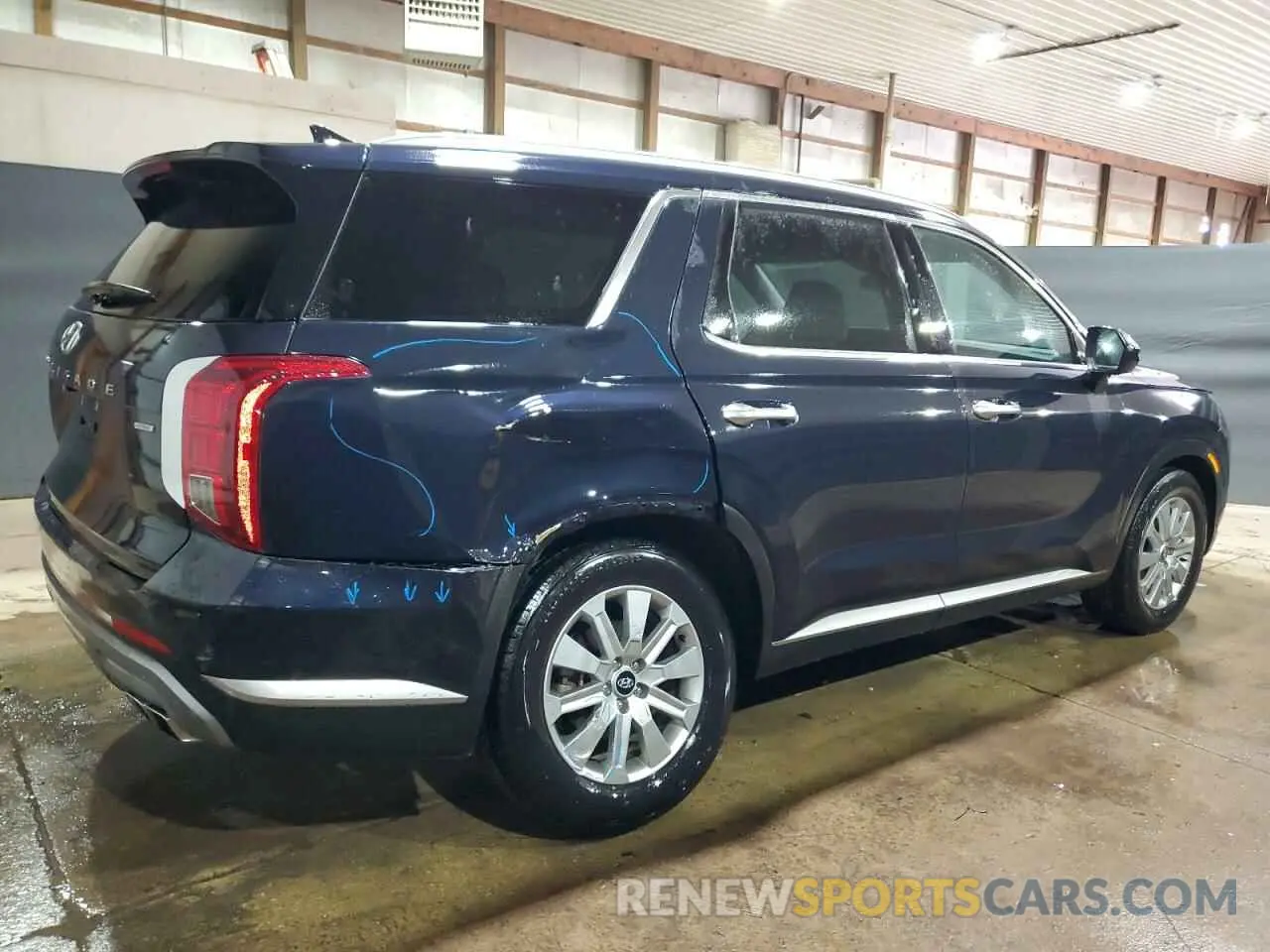 3 Photograph of a damaged car KM8R2DGE6SU844383 HYUNDAI PALISADE 2025