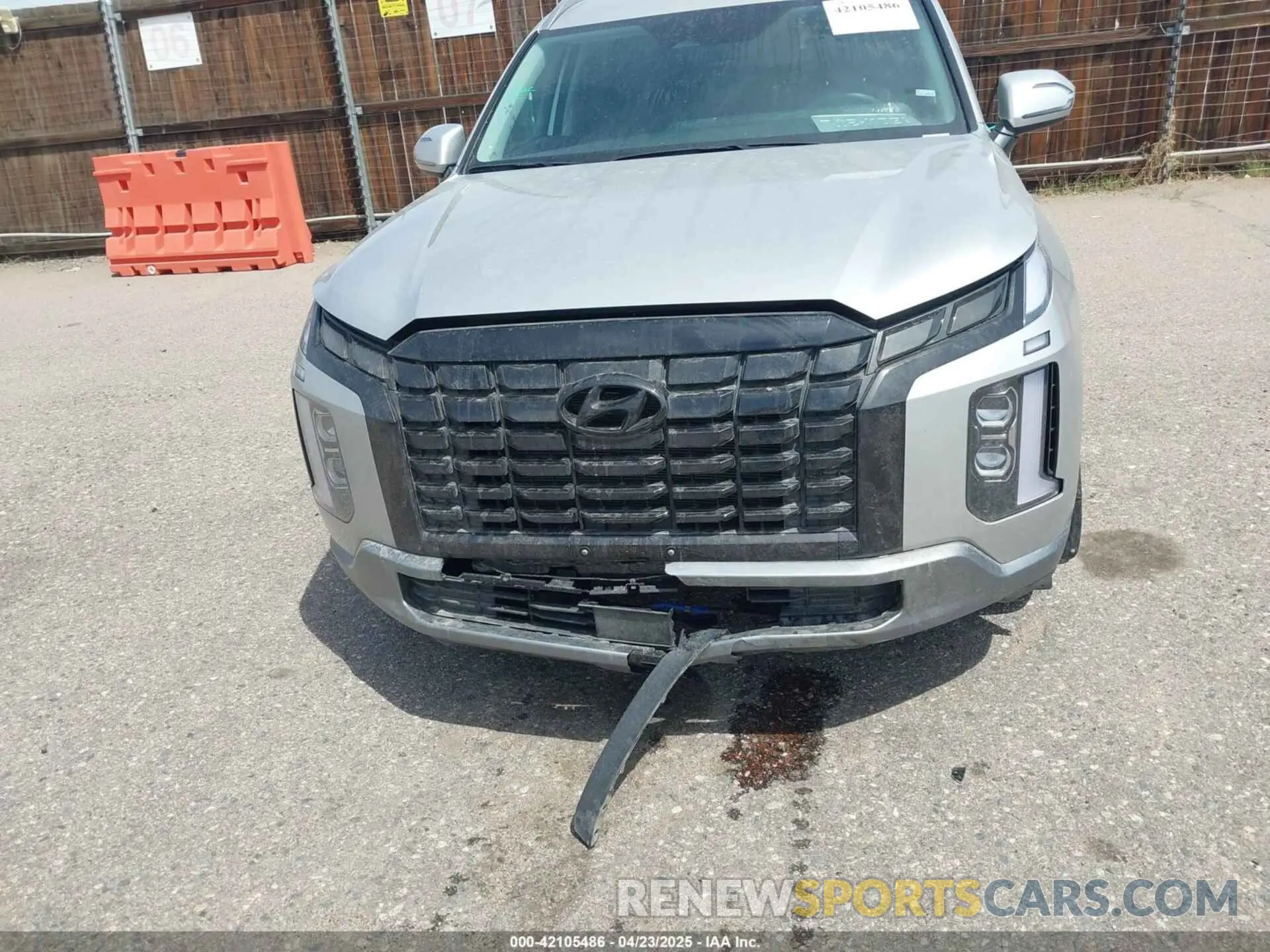 6 Photograph of a damaged car KM8R2DGE6SU877500 HYUNDAI PALISADE 2025