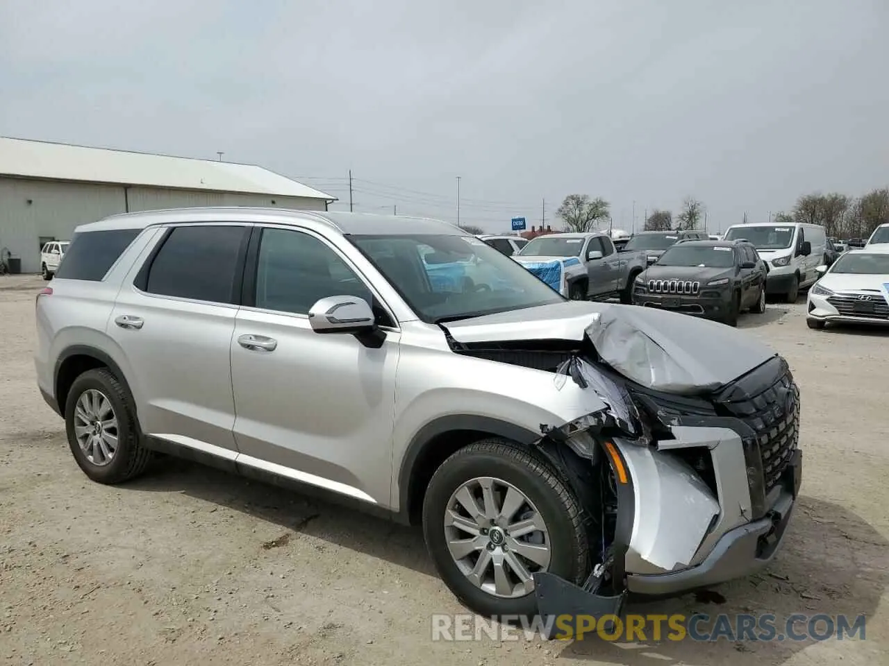 4 Photograph of a damaged car KM8R2DGE8SU874789 HYUNDAI PALISADE 2025