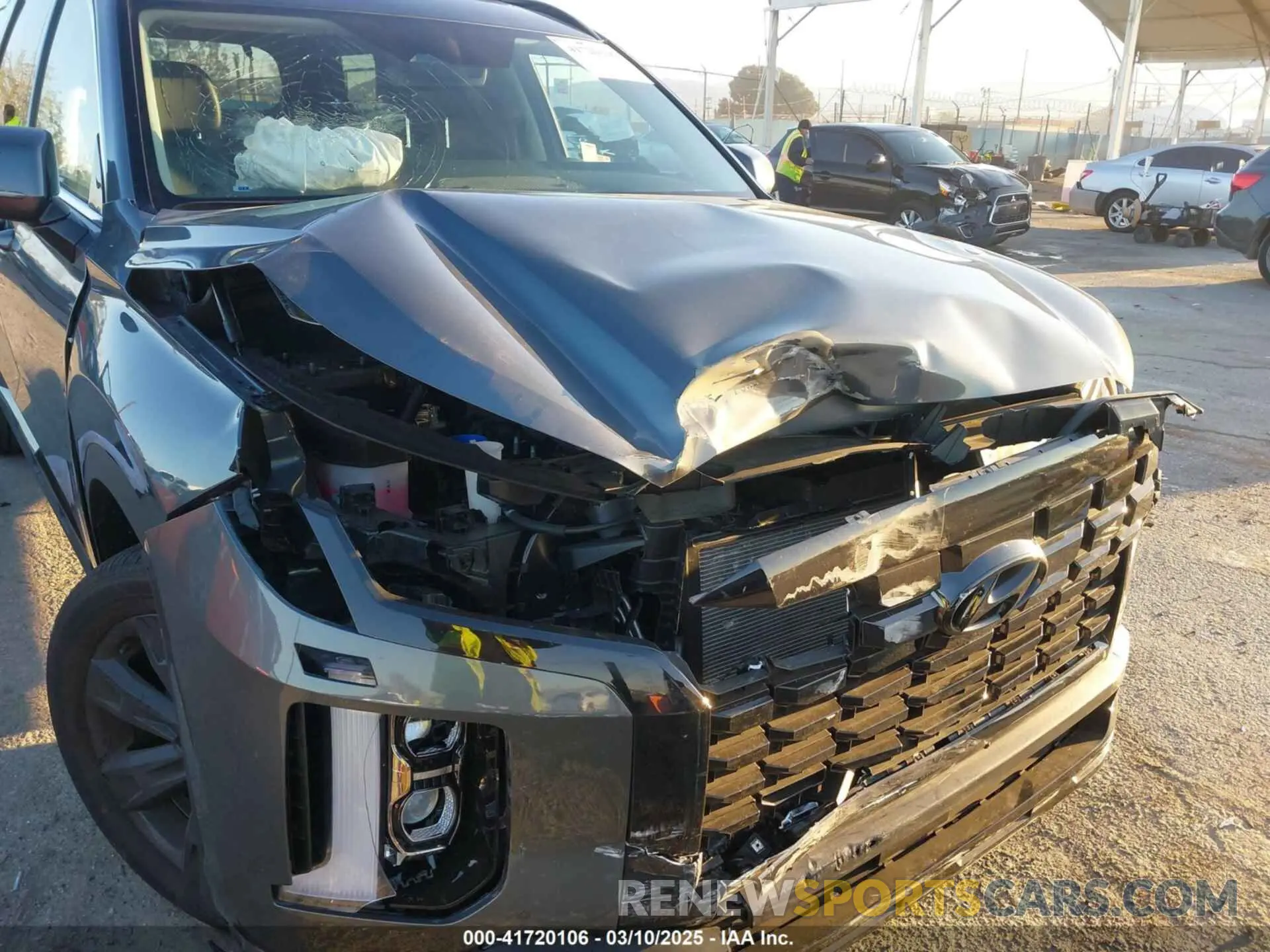 6 Photograph of a damaged car KM8R34GE7SU850187 HYUNDAI PALISADE 2025