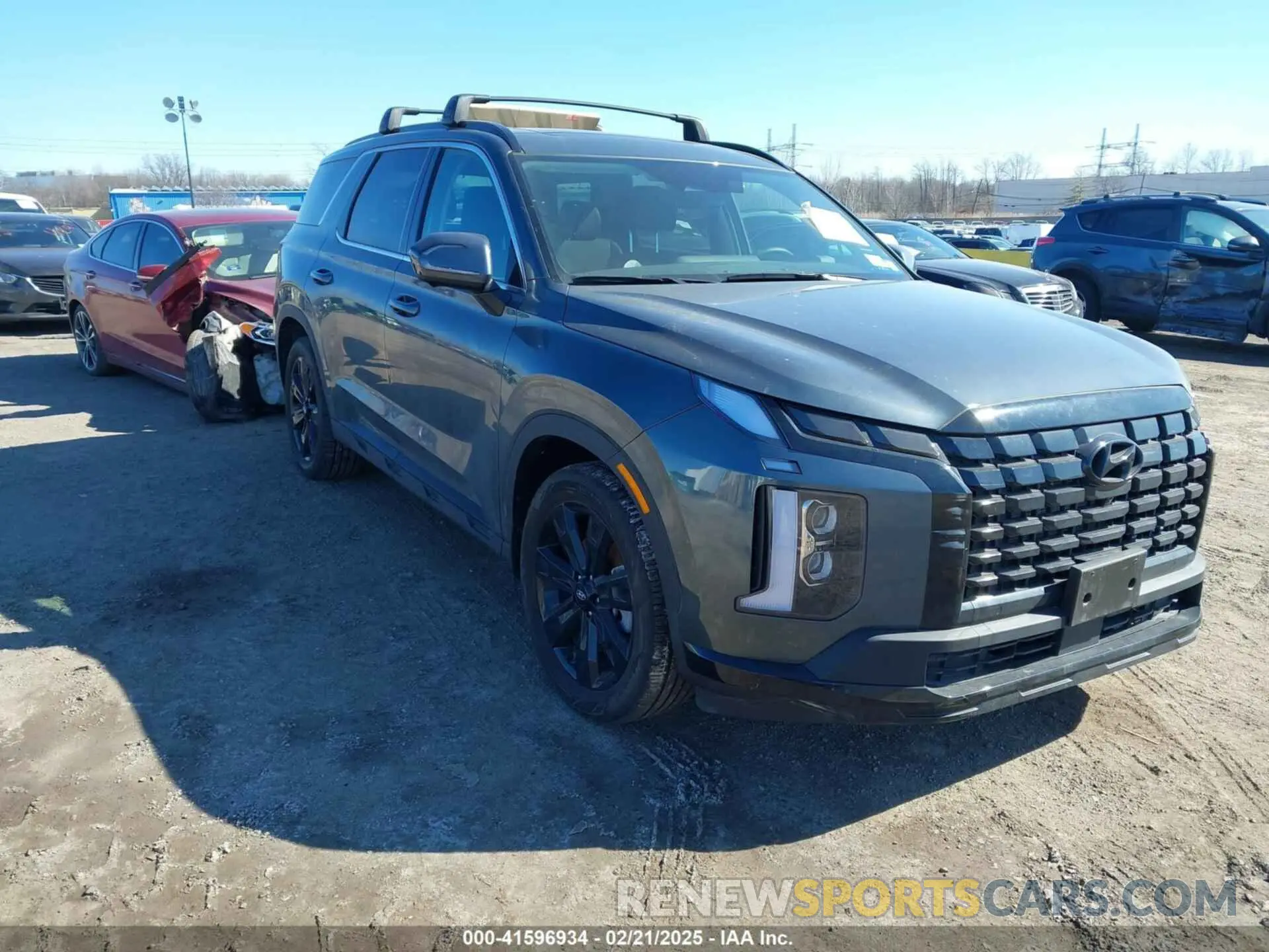 1 Photograph of a damaged car KM8R3DGE4SU831533 HYUNDAI PALISADE 2025