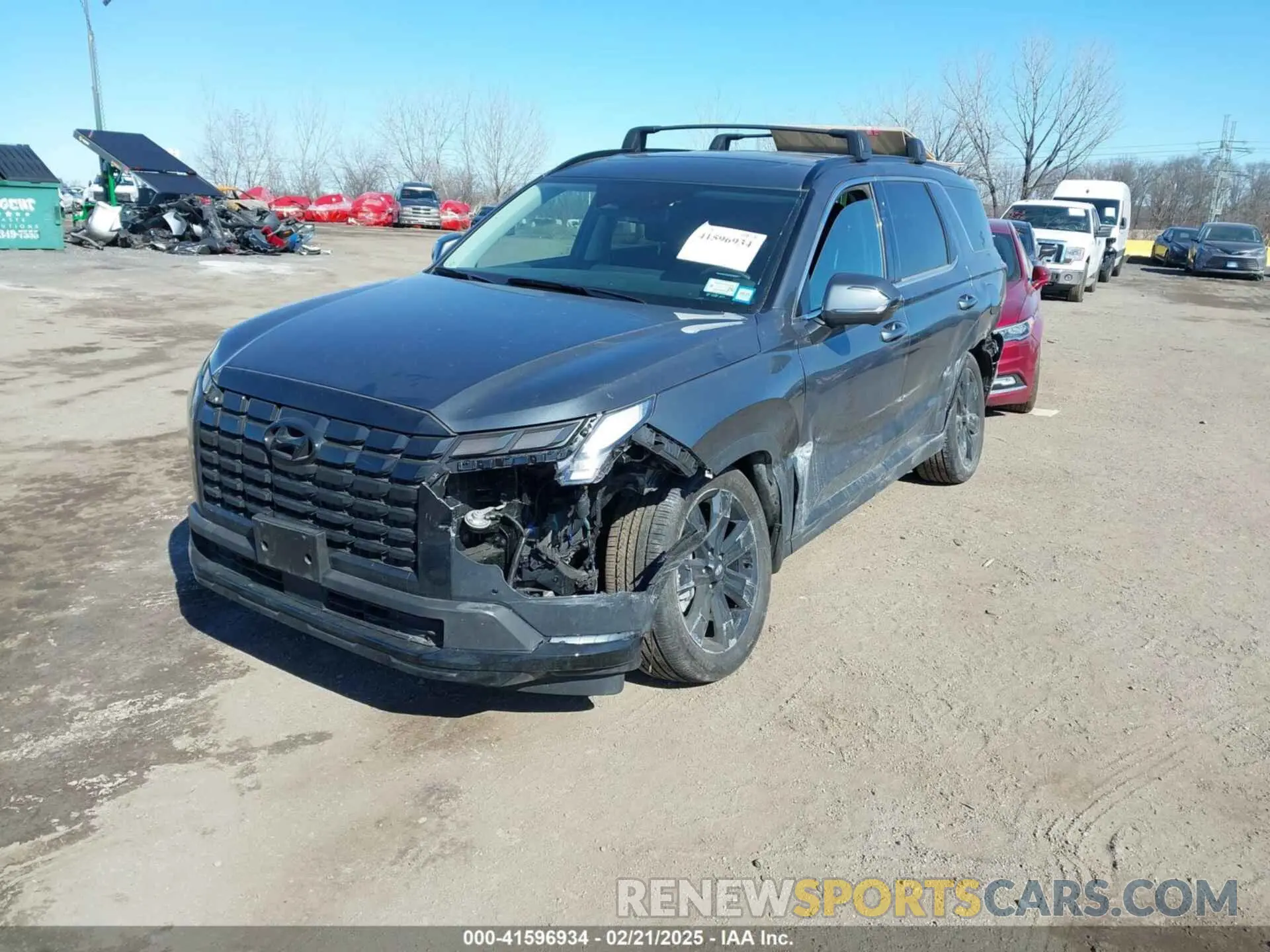 2 Photograph of a damaged car KM8R3DGE4SU831533 HYUNDAI PALISADE 2025