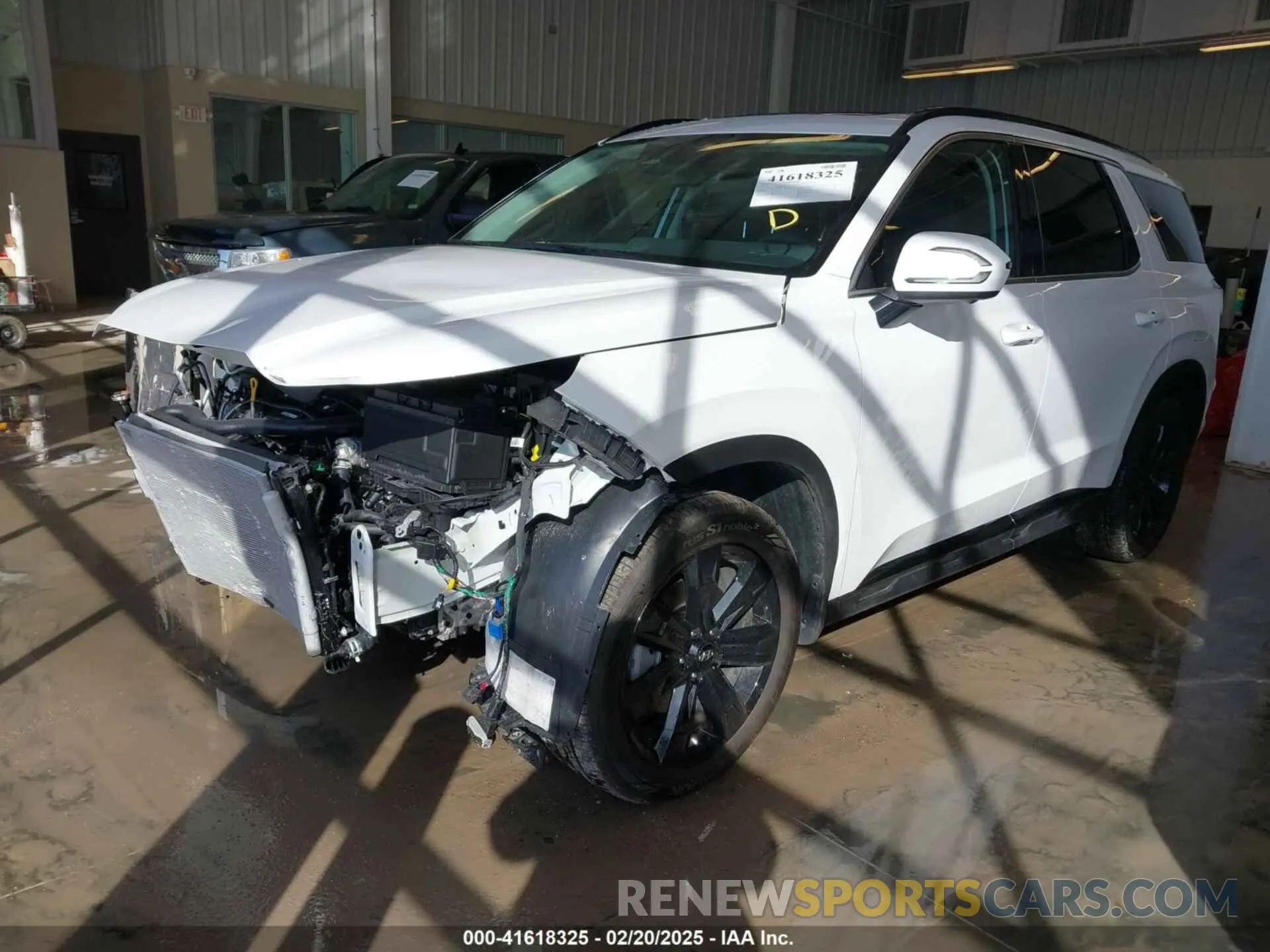 2 Photograph of a damaged car KM8R3DGE9SU876399 HYUNDAI PALISADE 2025