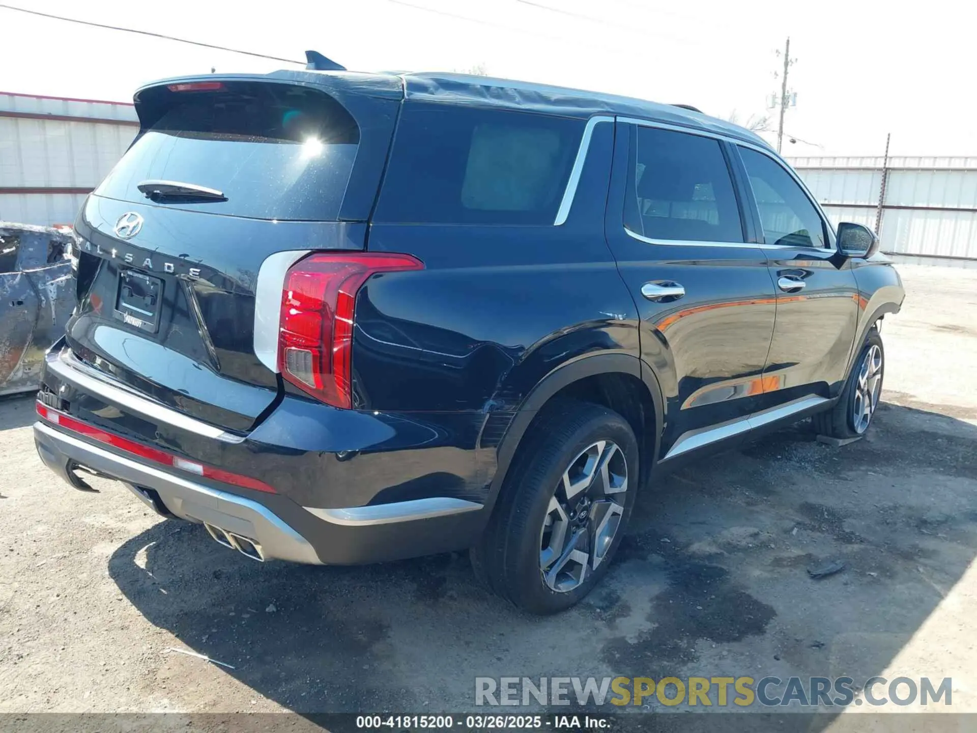4 Photograph of a damaged car KM8R44GE0SU828433 HYUNDAI PALISADE 2025