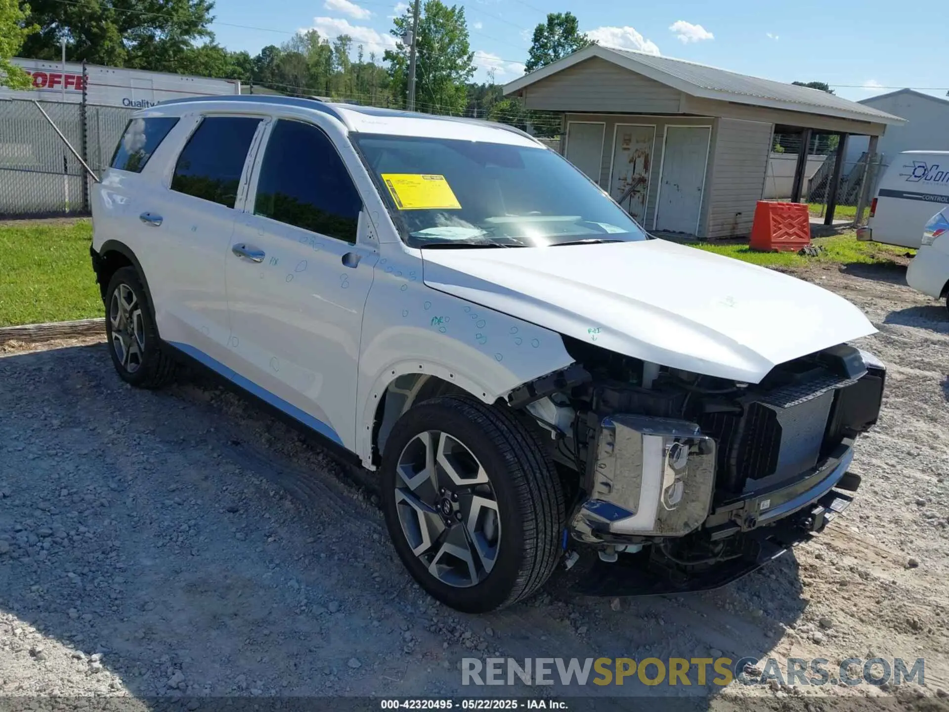 1 Photograph of a damaged car KM8R44GE1SU846780 HYUNDAI PALISADE 2025