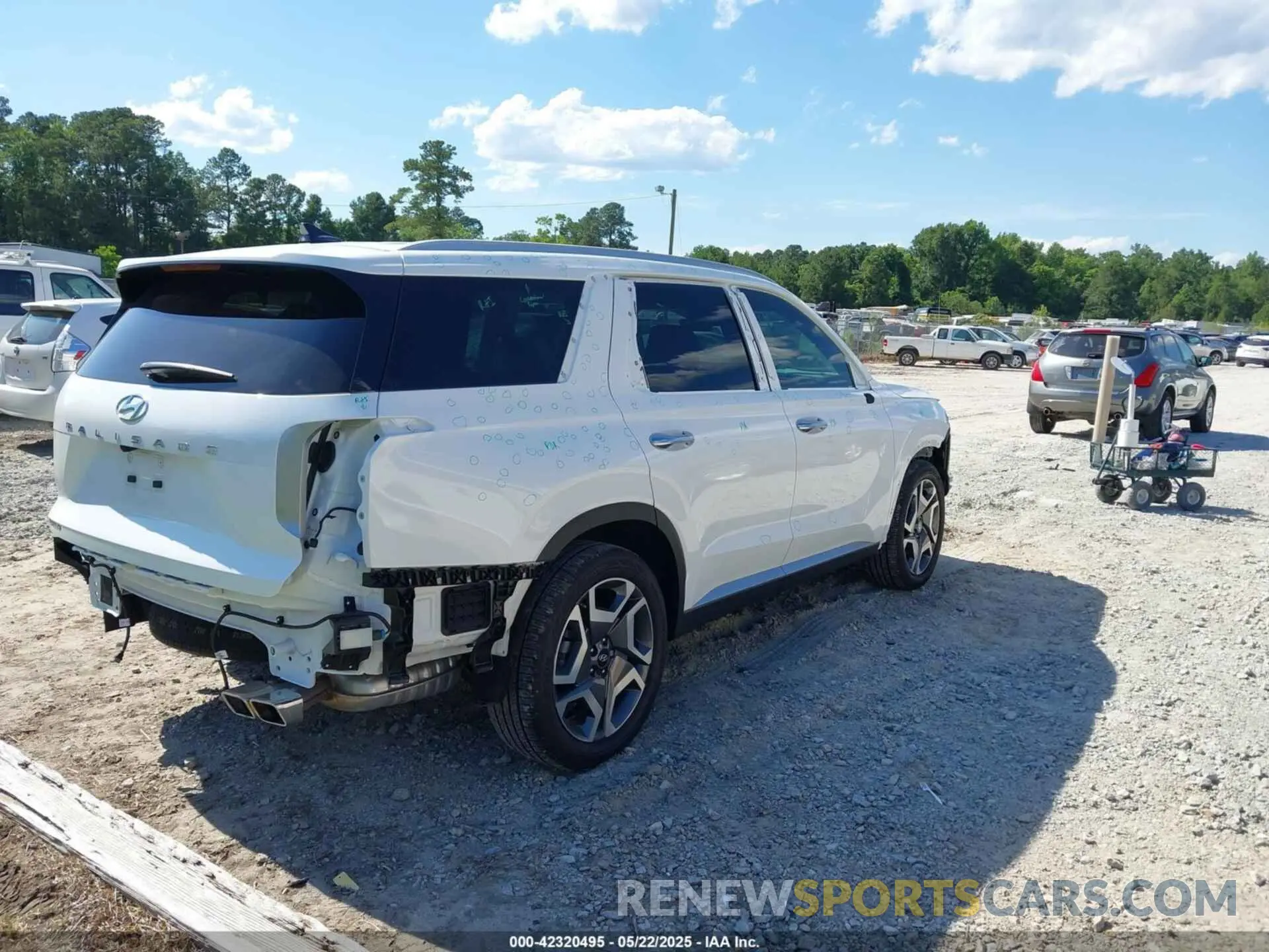 4 Photograph of a damaged car KM8R44GE1SU846780 HYUNDAI PALISADE 2025