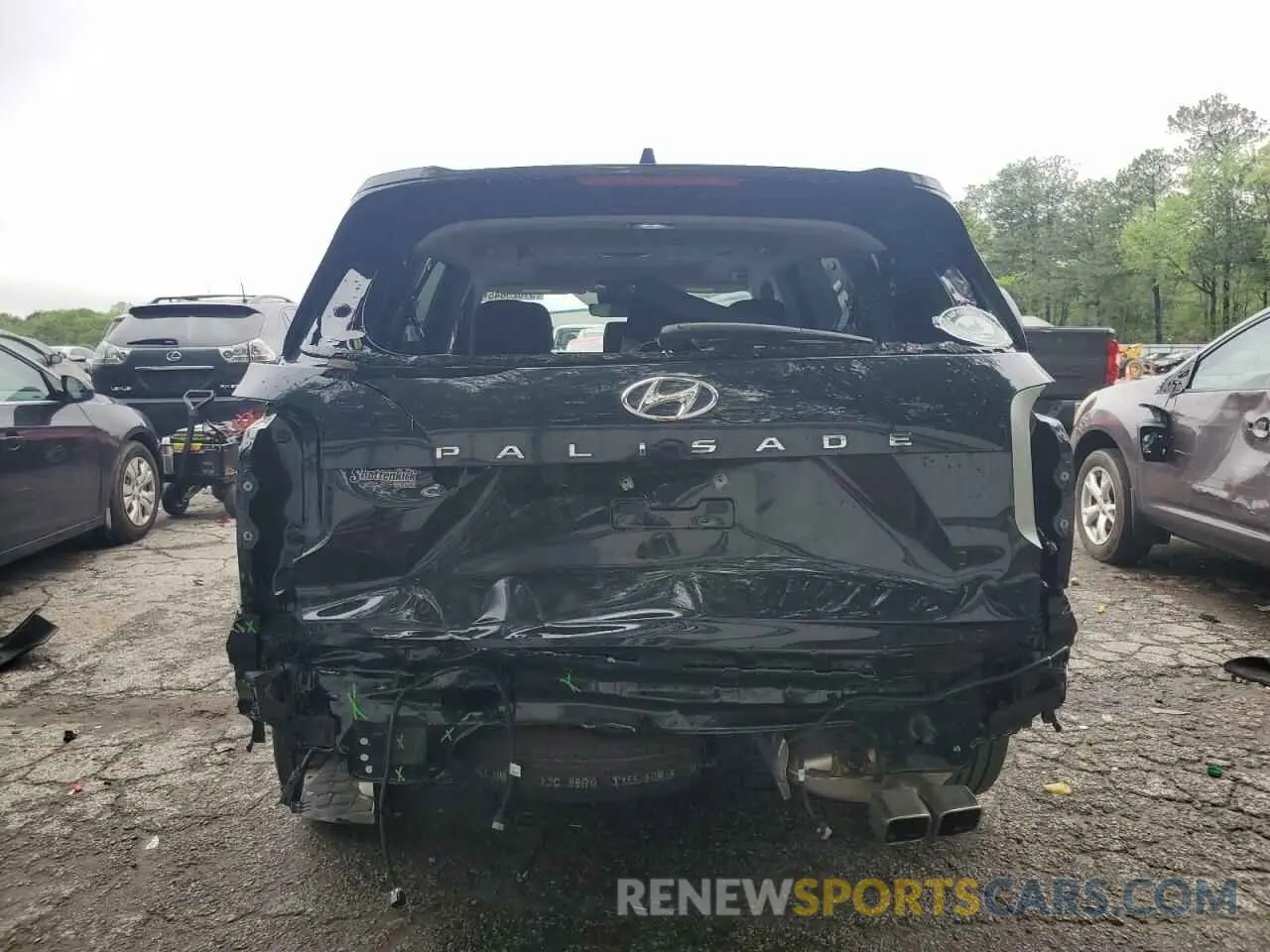 6 Photograph of a damaged car KM8R44GE5SU814334 HYUNDAI PALISADE 2025
