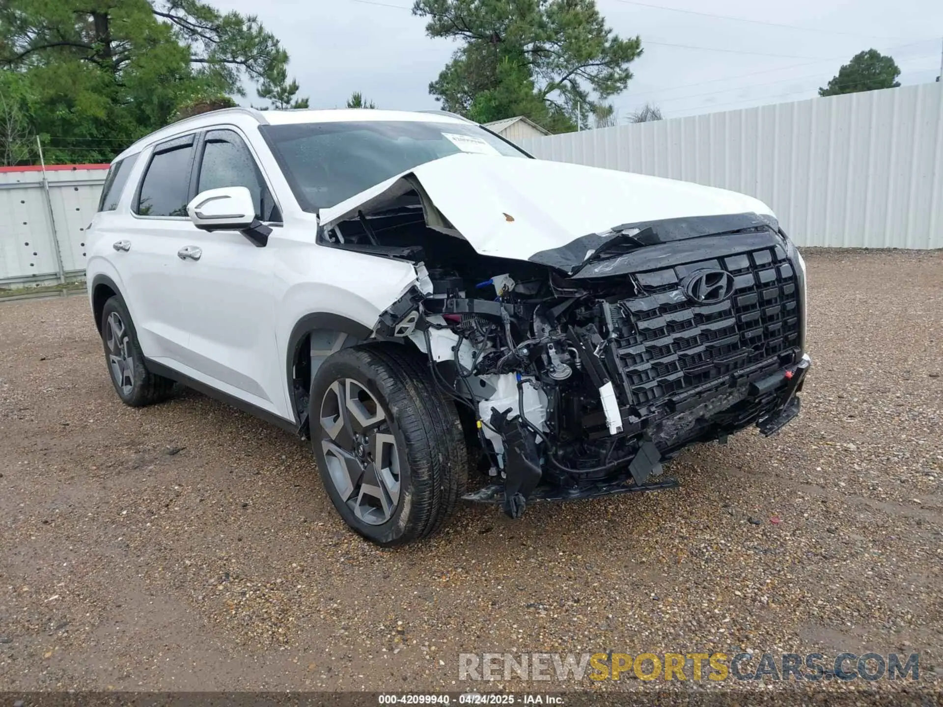 1 Photograph of a damaged car KM8R44GE8SU830107 HYUNDAI PALISADE 2025