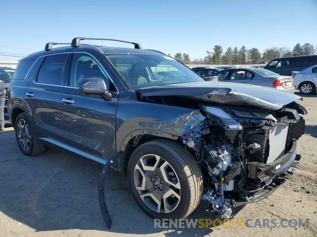 4 Photograph of a damaged car KM8R4DGE0SU886400 HYUNDAI PALISADE 2025