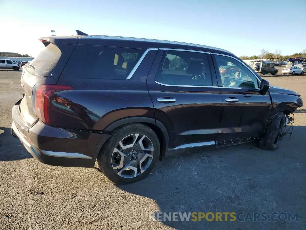3 Photograph of a damaged car KM8R4DGE1SU823662 HYUNDAI PALISADE 2025