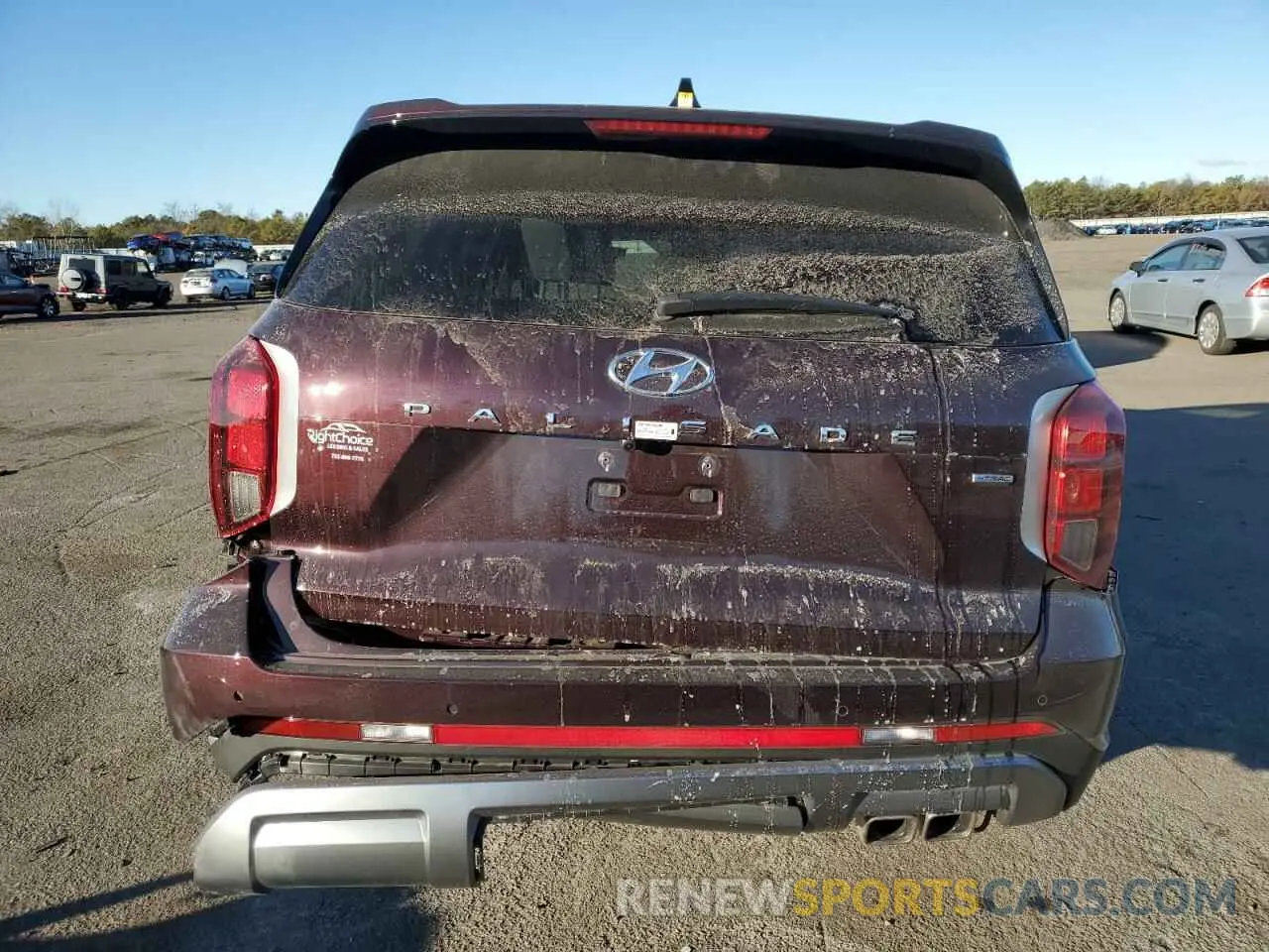 6 Photograph of a damaged car KM8R4DGE1SU823662 HYUNDAI PALISADE 2025