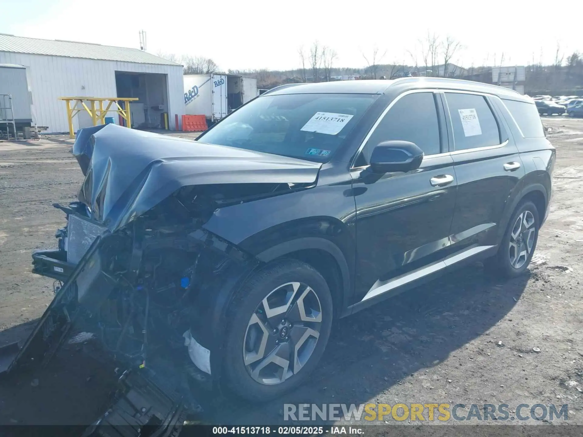 2 Photograph of a damaged car KM8R4DGE1SU843006 HYUNDAI PALISADE 2025