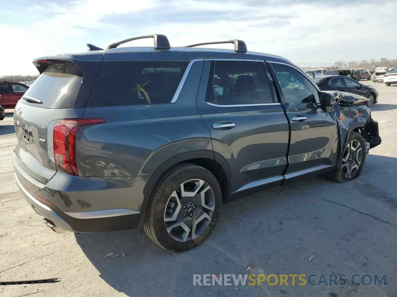 3 Photograph of a damaged car KM8R4DGE3SU846845 HYUNDAI PALISADE 2025