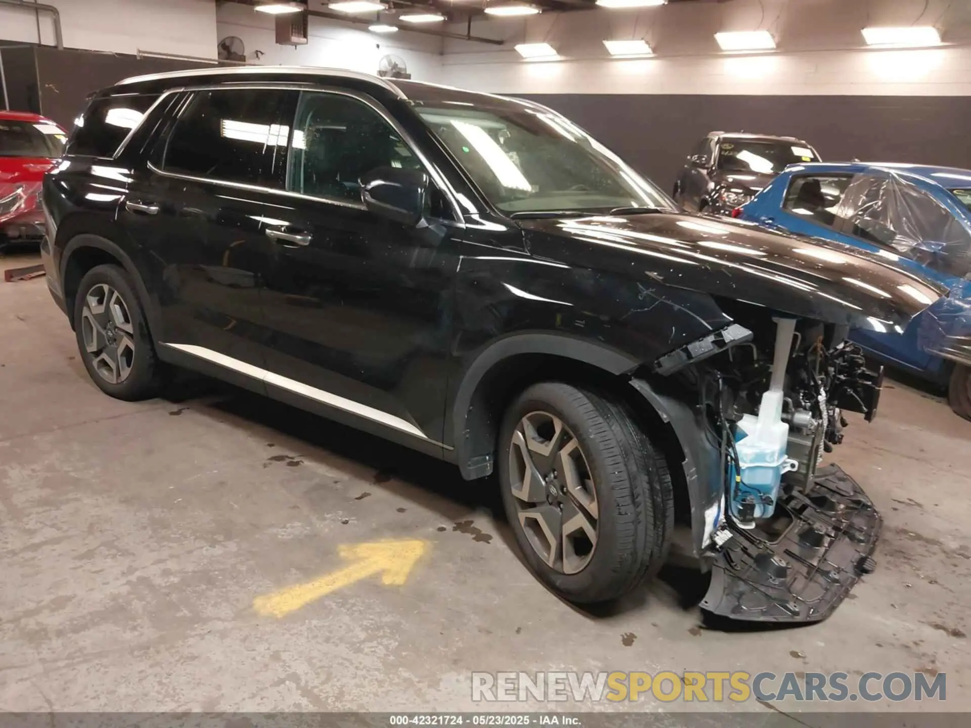 1 Photograph of a damaged car KM8R4DGE7SU836643 HYUNDAI PALISADE 2025