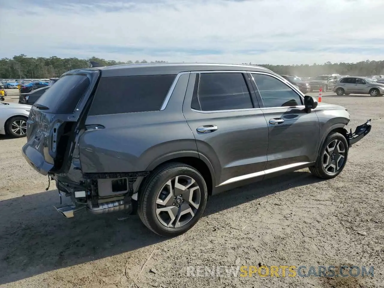 3 Photograph of a damaged car KM8R54GE2SU850284 HYUNDAI PALISADE 2025