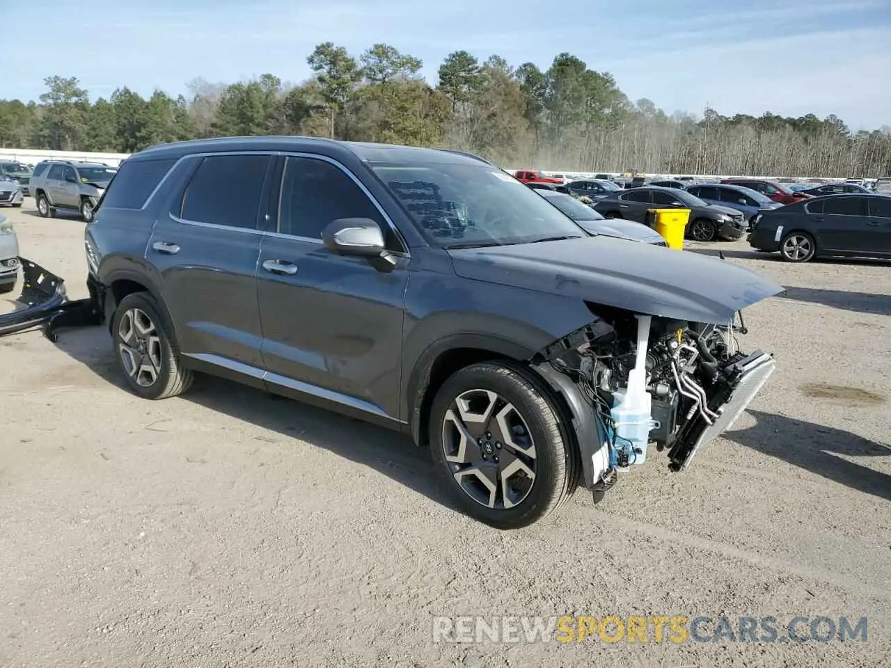 4 Photograph of a damaged car KM8R54GE2SU850284 HYUNDAI PALISADE 2025