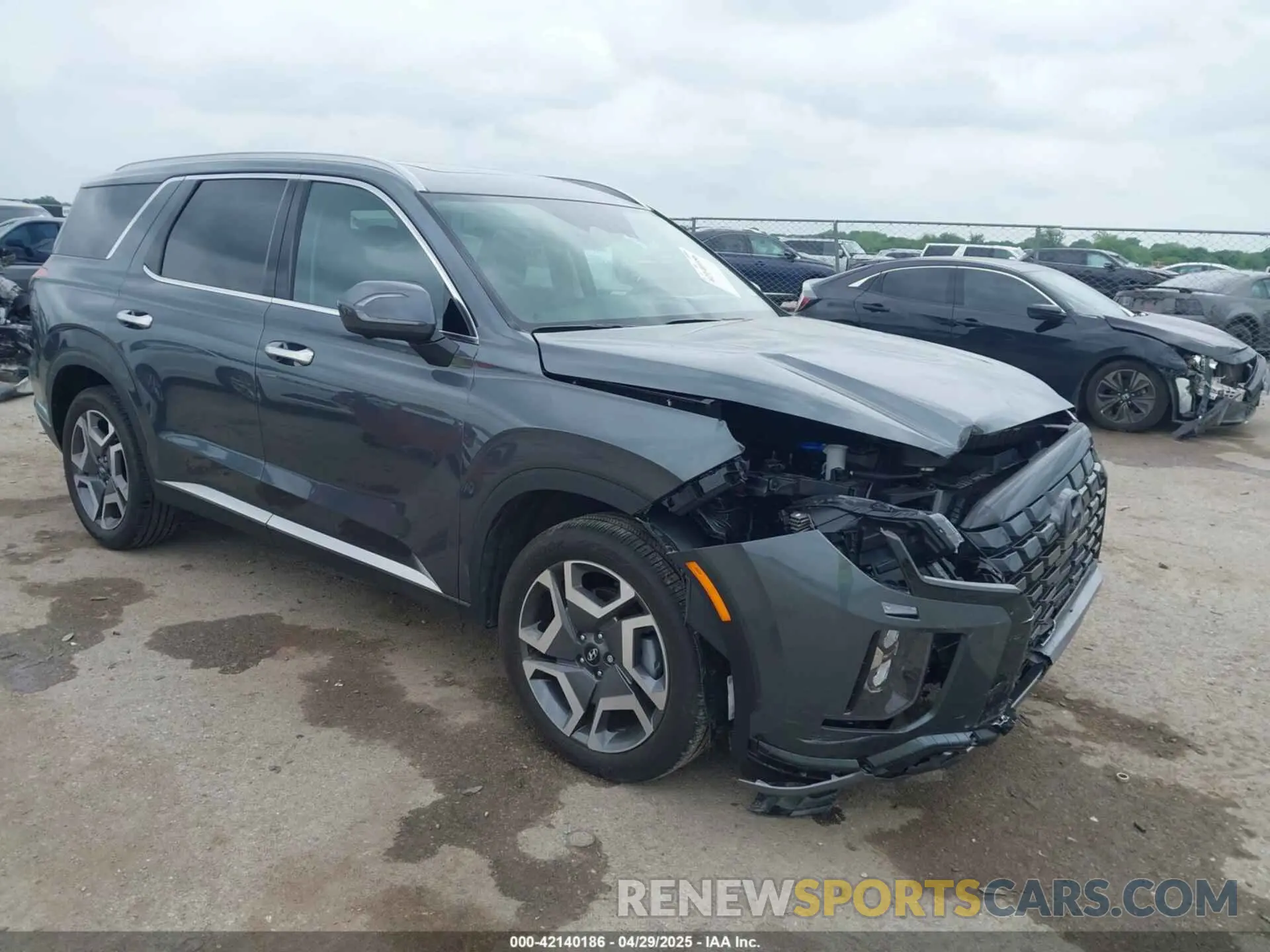 1 Photograph of a damaged car KM8R54GE5SU821958 HYUNDAI PALISADE 2025