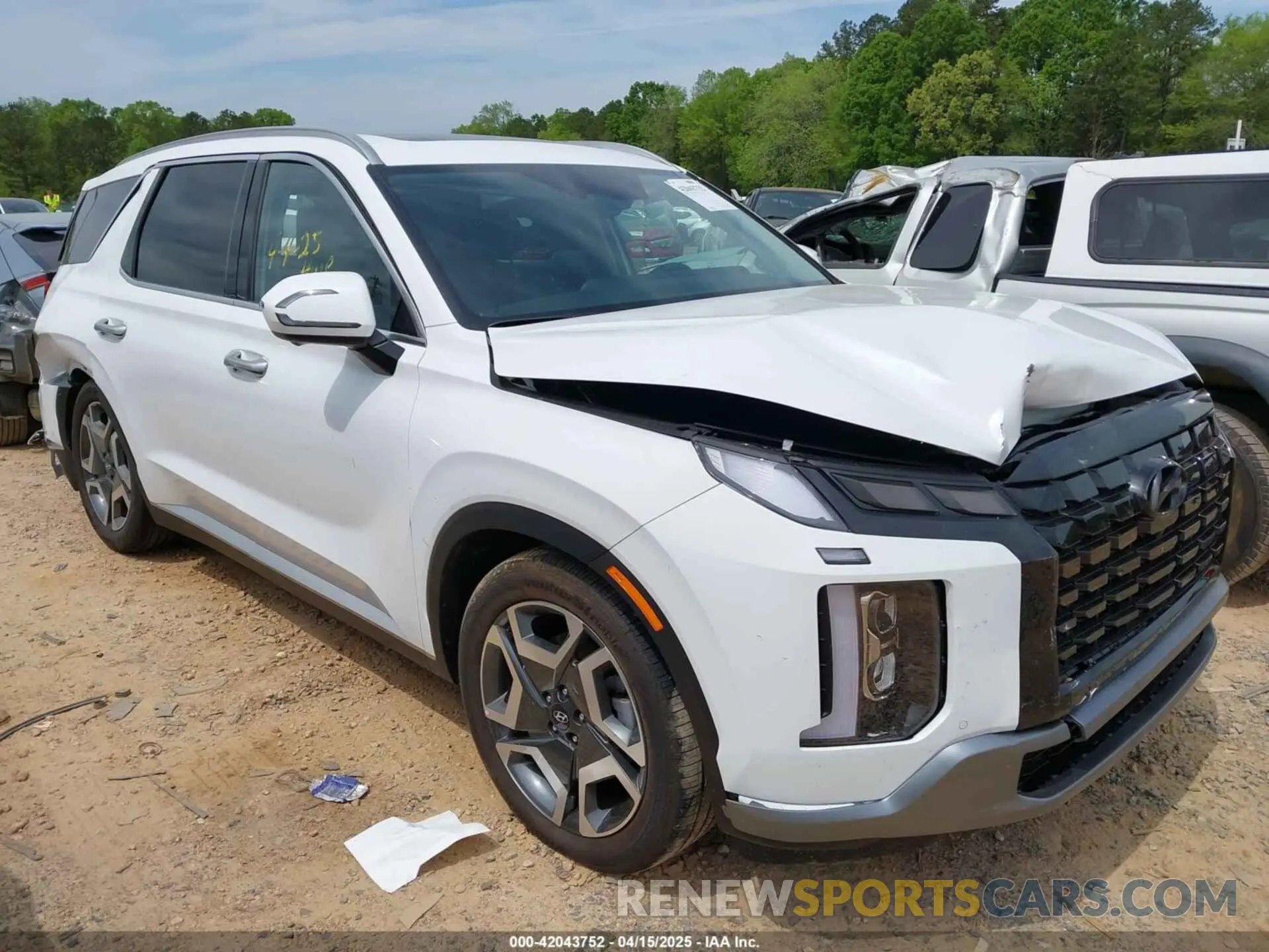 1 Photograph of a damaged car KM8R54GEXSU843518 HYUNDAI PALISADE 2025