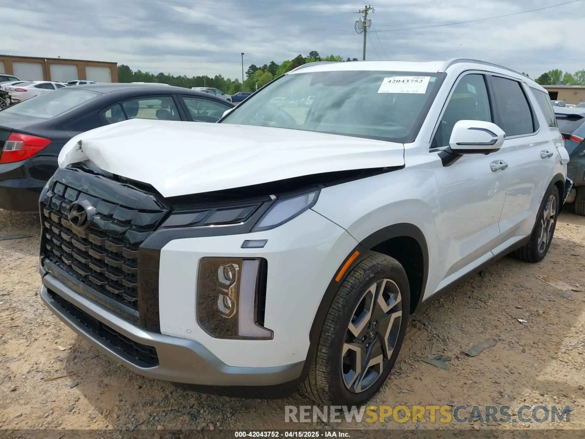 2 Photograph of a damaged car KM8R54GEXSU843518 HYUNDAI PALISADE 2025