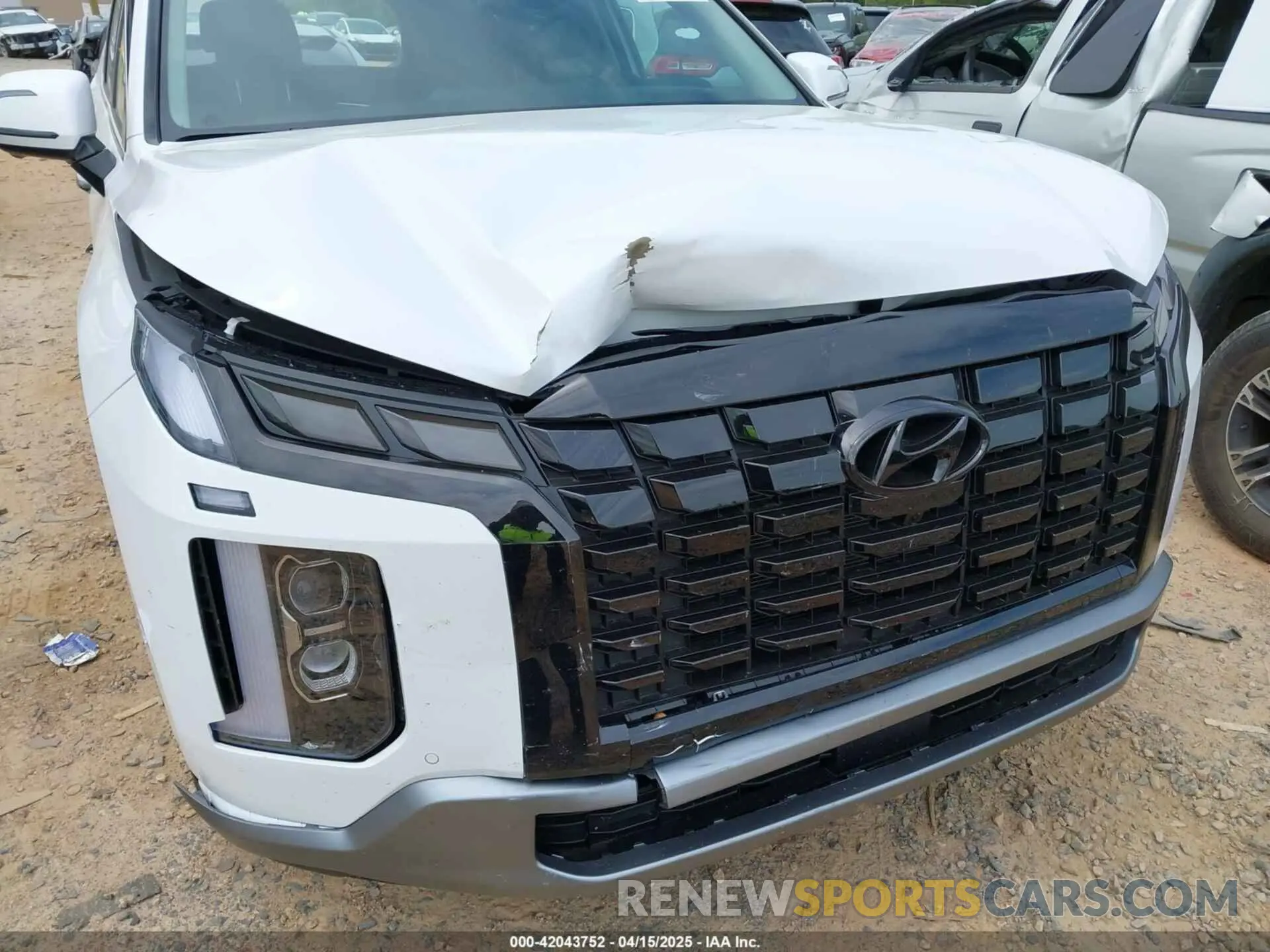 6 Photograph of a damaged car KM8R54GEXSU843518 HYUNDAI PALISADE 2025