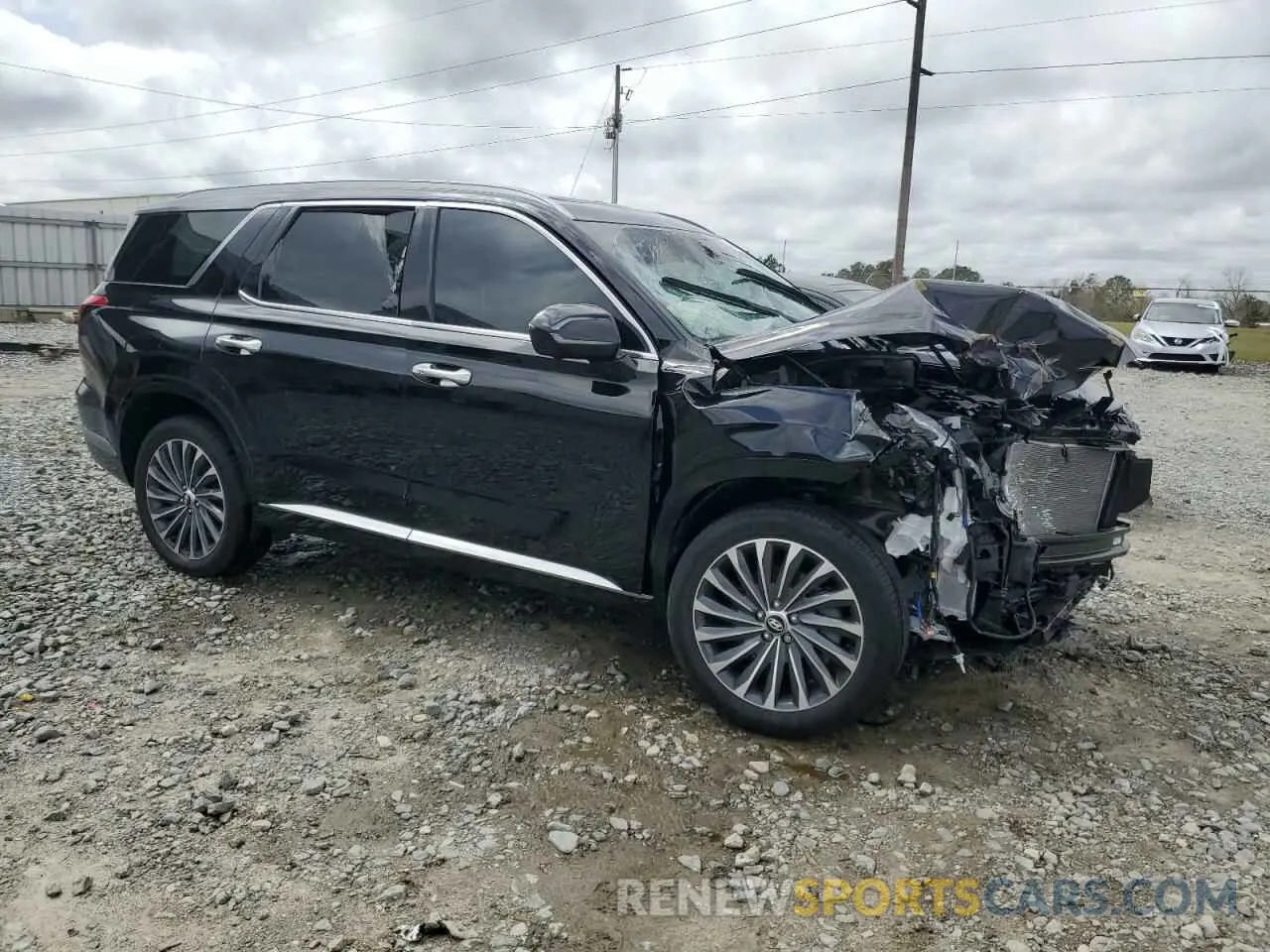 4 Photograph of a damaged car KM8R74GE7SU810776 HYUNDAI PALISADE 2025